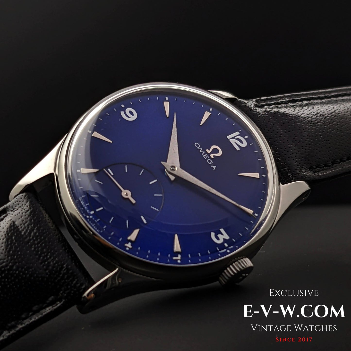 73 Years Old Vintage Blue Omega 265 (30T2 Family)  / Ref. 2540-7 / Cal. 265 / Vintage  1950