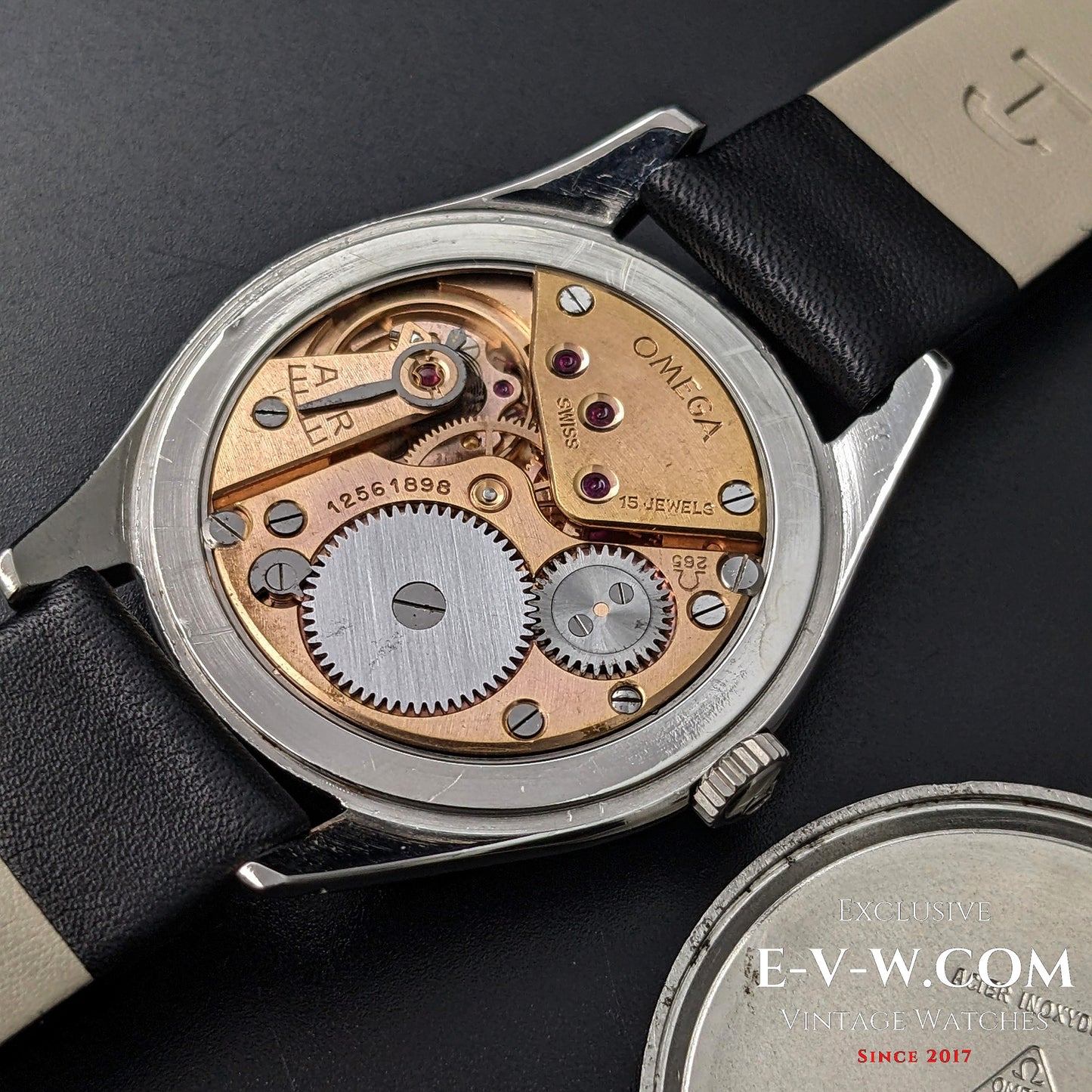 75 Years Old Vintage Omega JUMBO 38mm / Oversize / Ref. 2505 / Cal. 265 / Vintage 1950