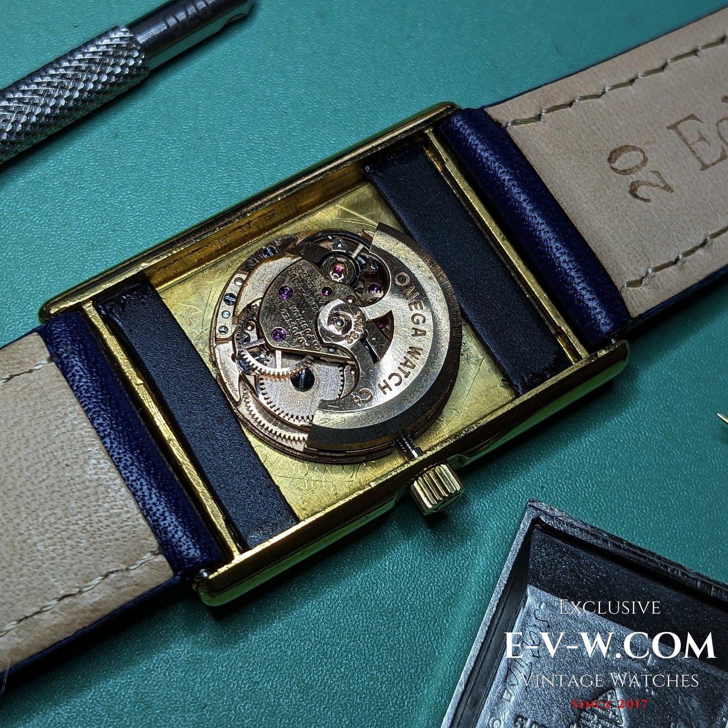 Omega De Ville Automatic Rectangular Gold plaque | Ref. 151.031 | Cal. 681 | Vintage 1969 | Serviced