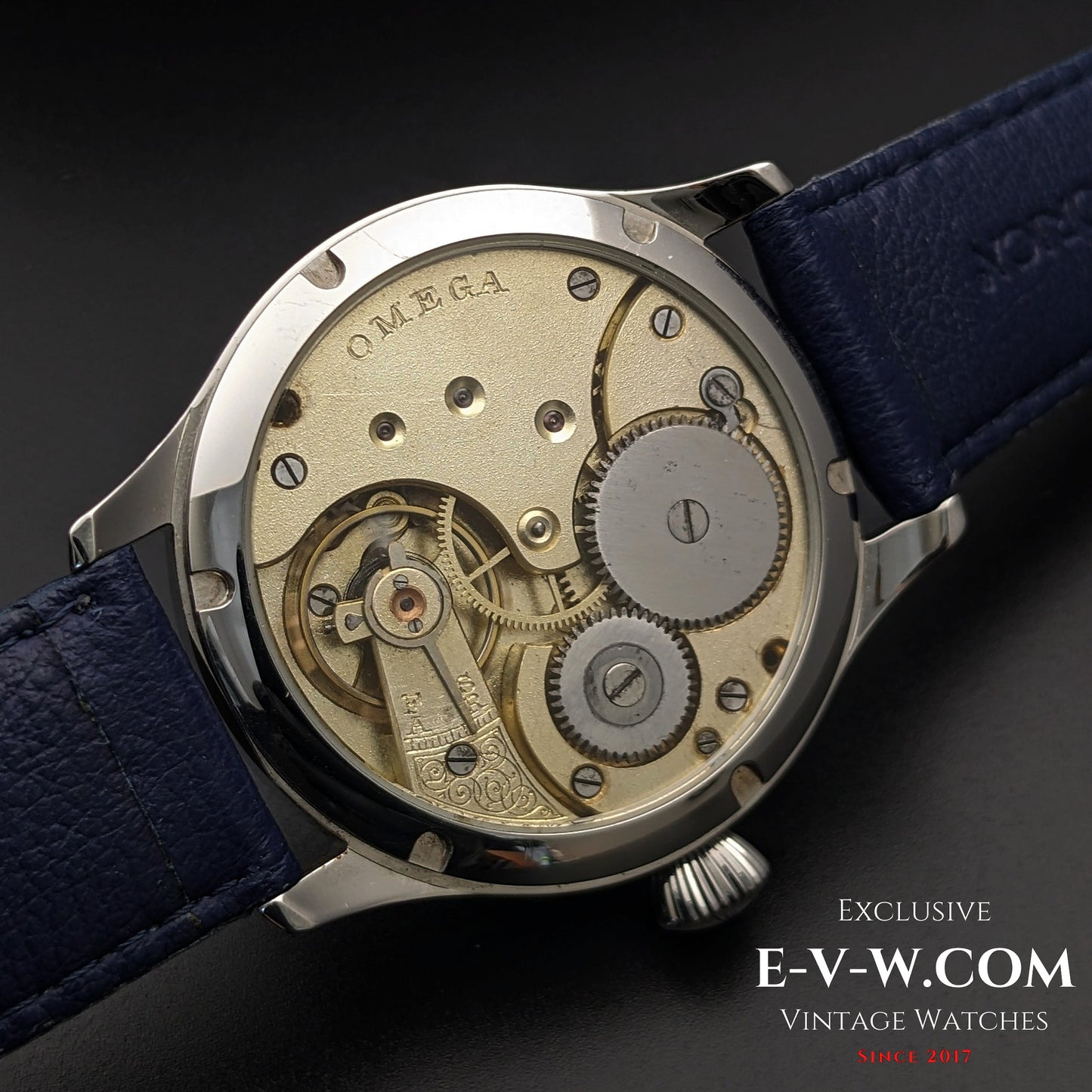 124 Years Old Antique Omega Pocket Watch Movement / Cal. 17"" / Antique 1900