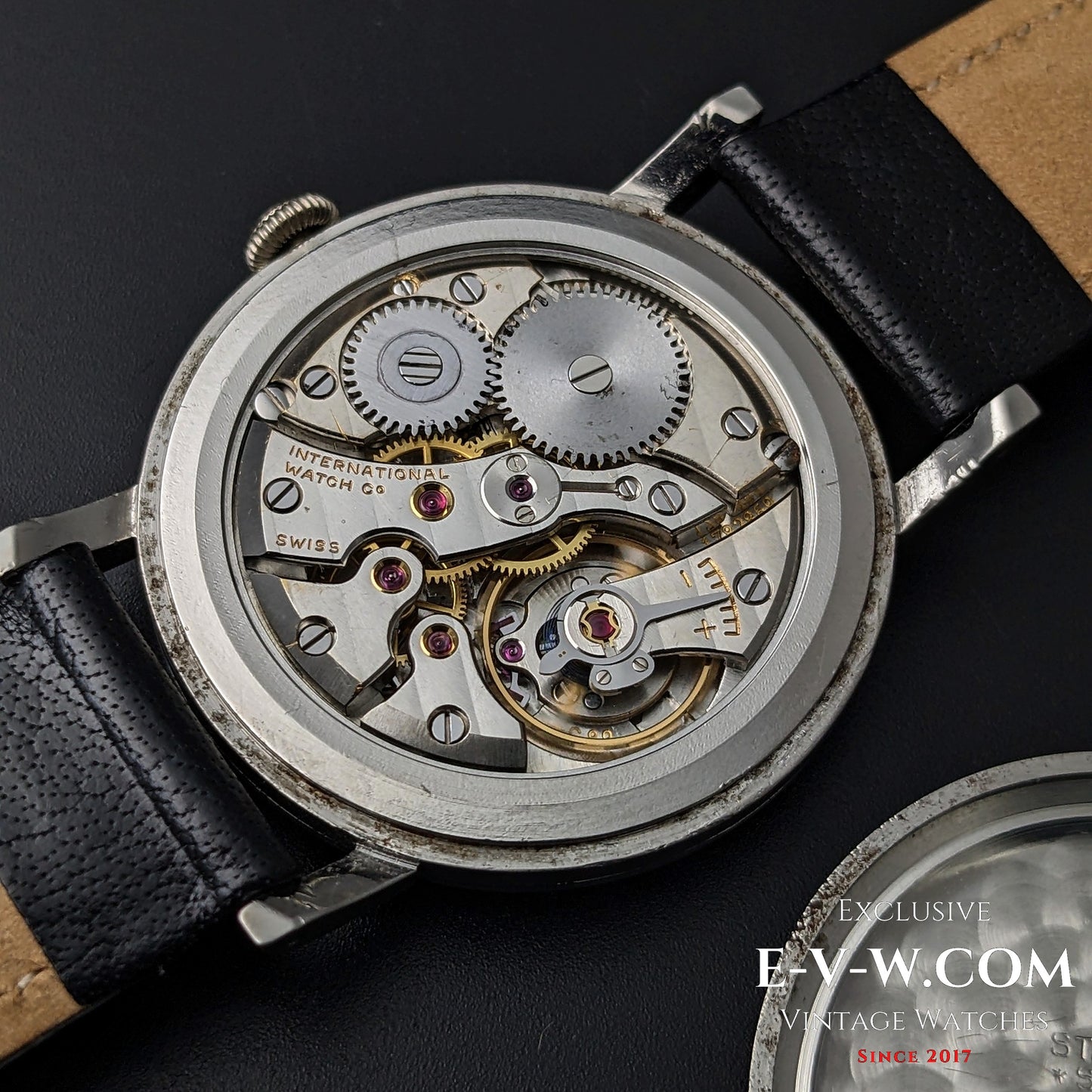 59 Years Old Vintage IWC Schaffhausen Classic / Original Blue Colored Dial / Cal. 89 / vintage 1965
