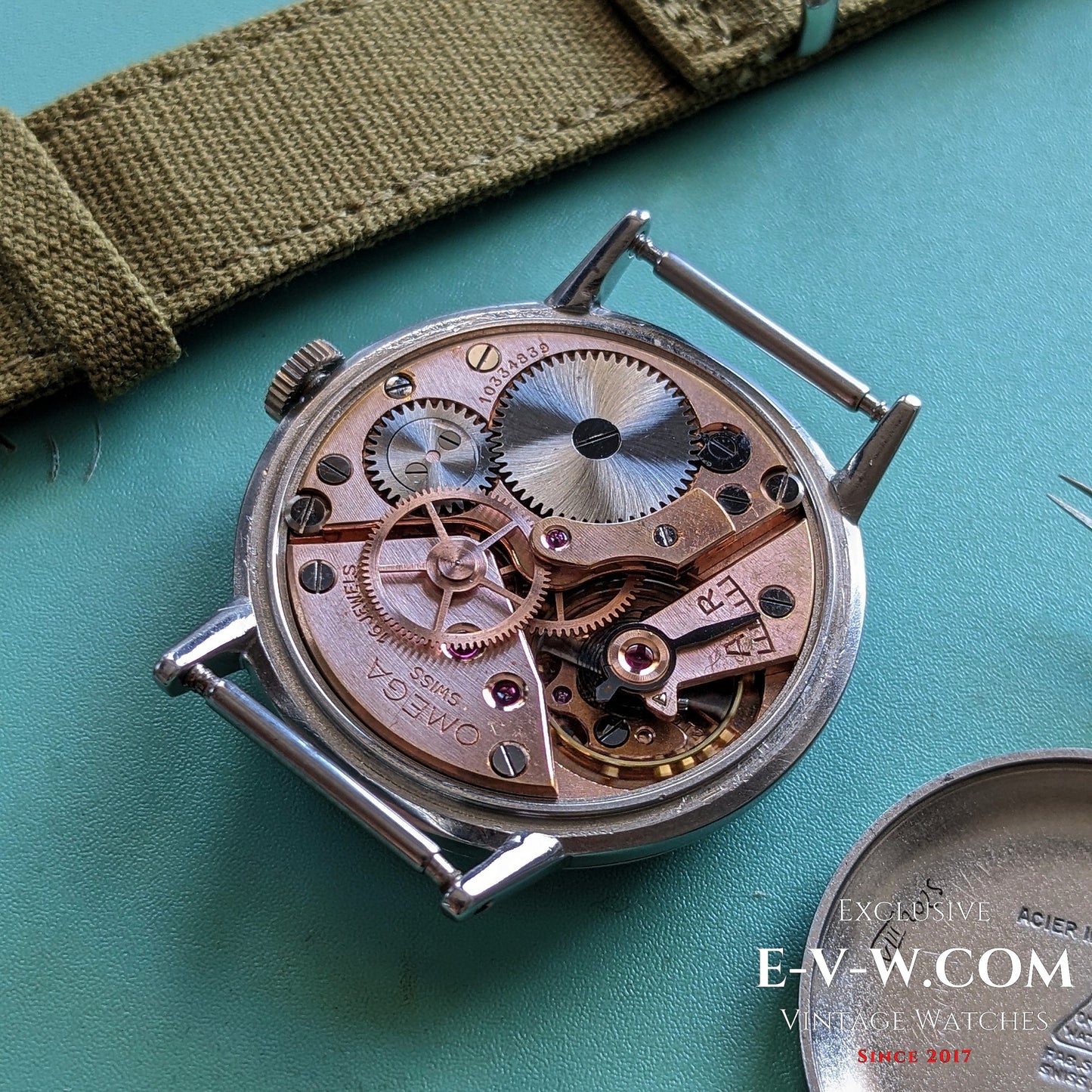 ~80 Years Old — Omega 30T2 WWII “Calatrava-Style” | Ref. 2349/3 | Cal. 30T2 SC | ~1944 | Serviced