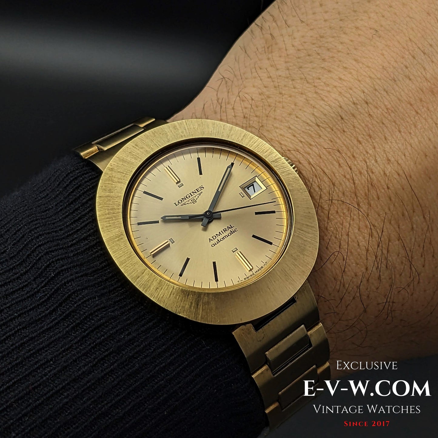 54 Years Old Vintage Longines Admiral 5 Stars / UFO DISCO / Cal. 431 / Vintage 1970