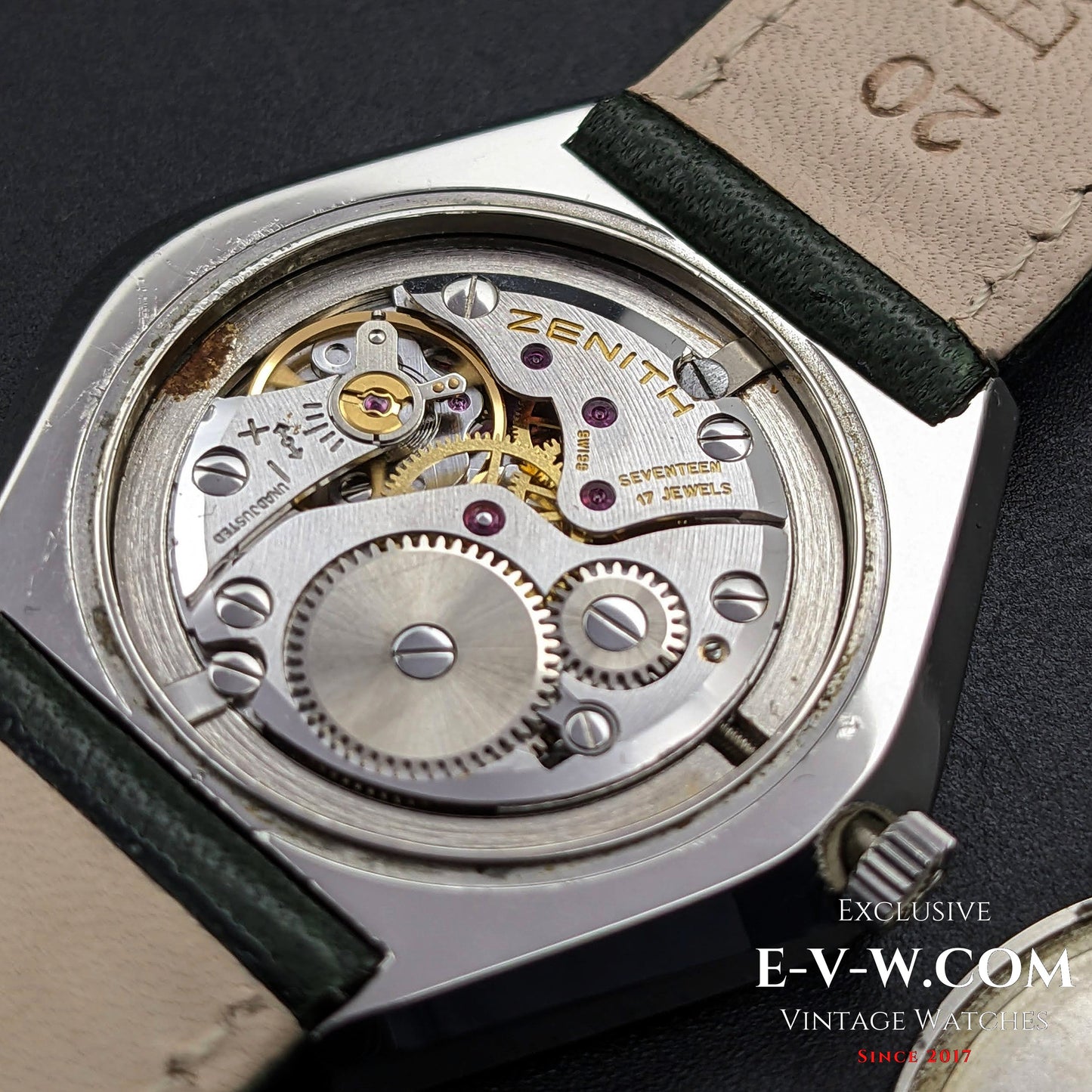 "54 Years Old Vintage Zenith Rare Hexagon Jumbo Ref. 01-3530-172 / Cal. 2320 / Vintage 1970"