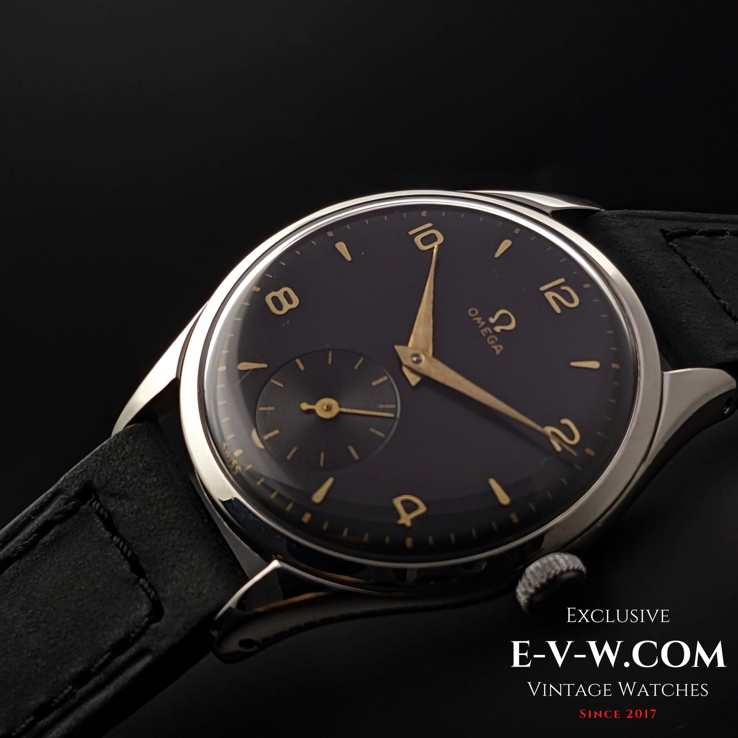 76 Years Old Vintage Omega Jumbo 38mm  Ref. 2505-5 / Cal.265 (30T2 1947Family) / Vintage