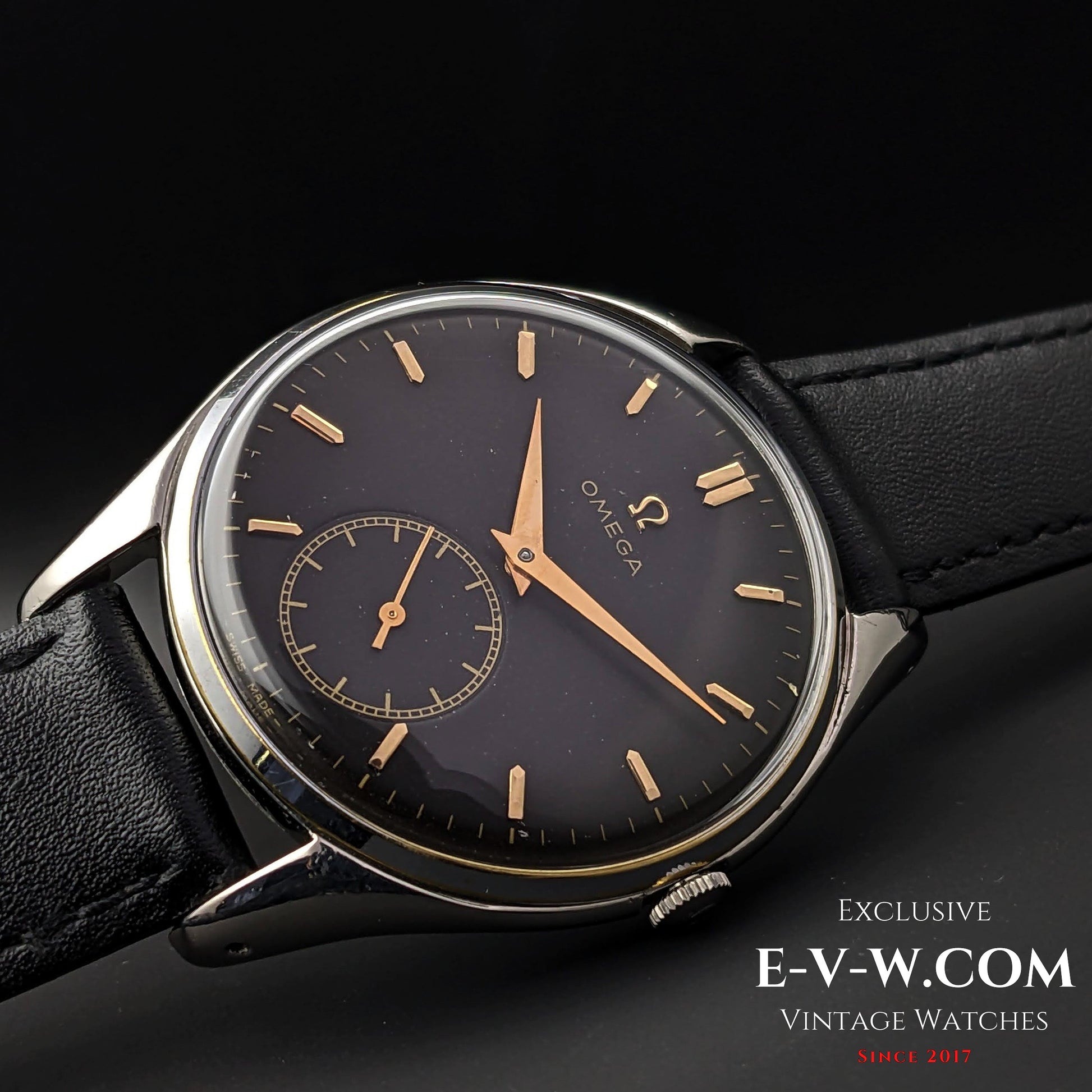 59 Years Old Vintage Omega Jumbo 38,5mm Ref. 2505-11 / Cal. 265 / 30T2 / Vintage 1947