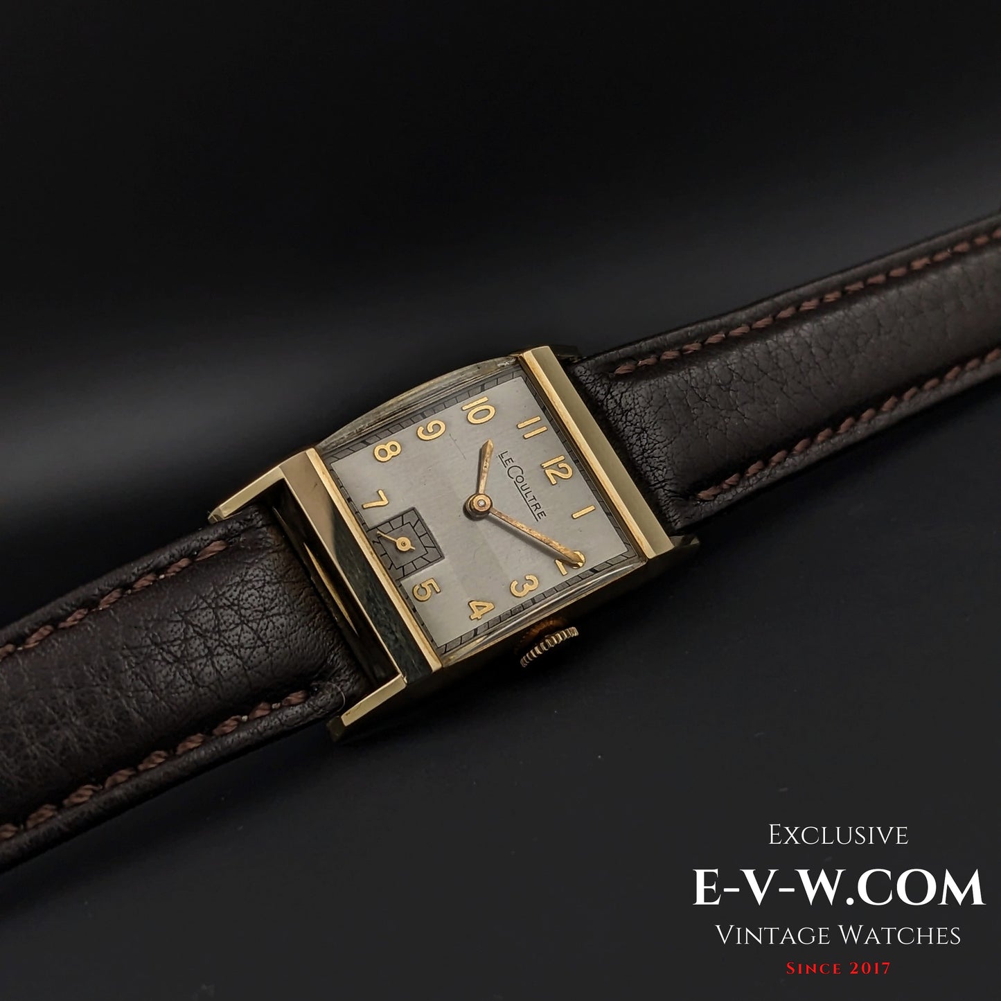 94 Years Old Antique Jaeger-LeCoultre Tank unique cristal Art Deco Cal. 11LO Vintage 1930#e-v-w.com