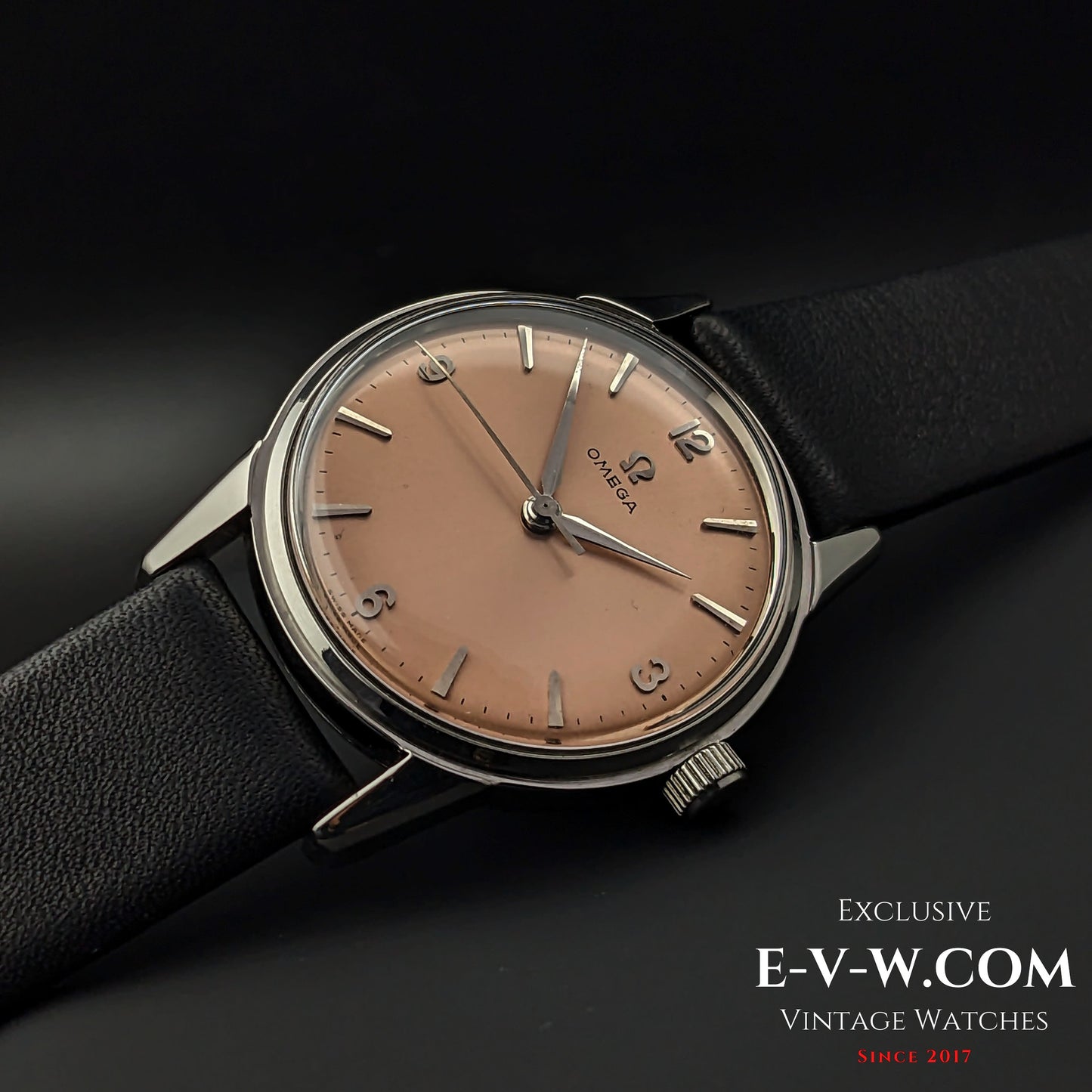 64 Years Old Vintage Omega Seamaster / Salmon dial Ref. 1439 61SC / Cal. 285 / Vintage 1960