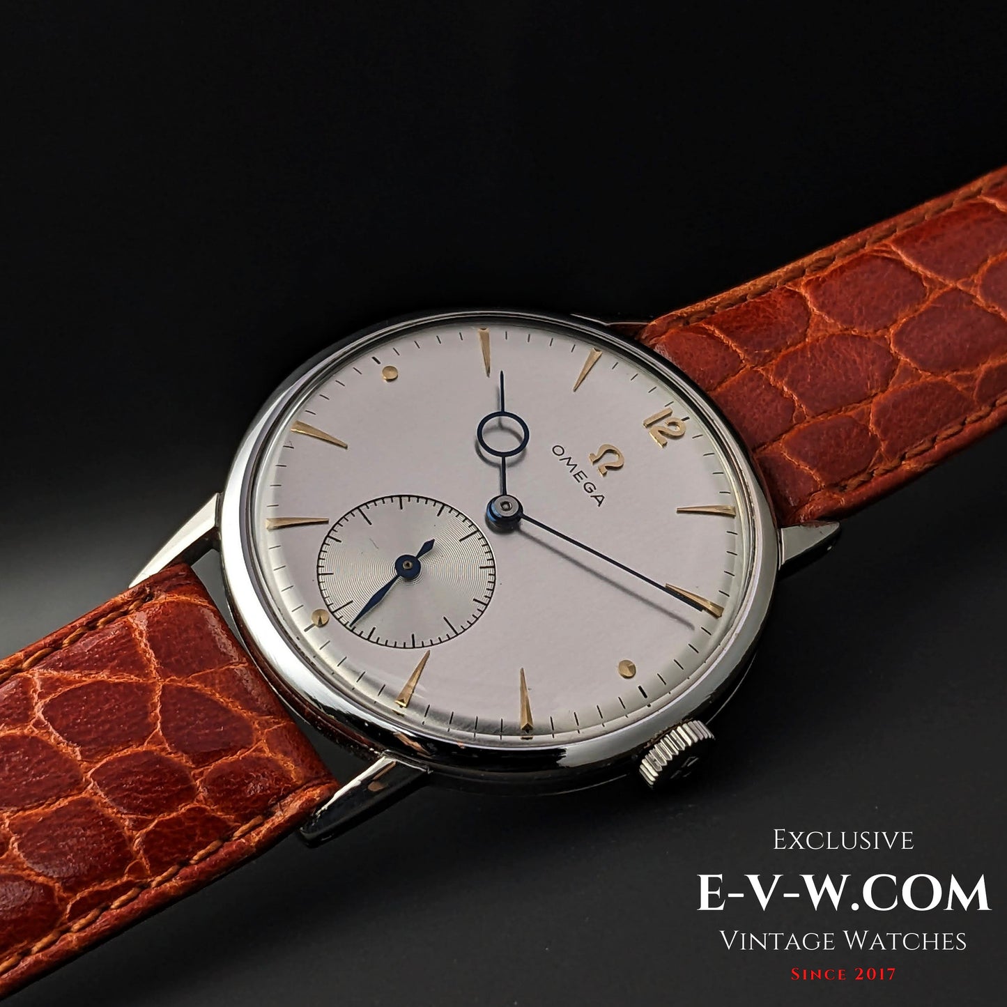 76 Years Old Vintage Omega Very Rare Pontifex Hands / Jumbo Oversize /Ref. 2272-9 / Cal. 30T2PC / Vintage 1947