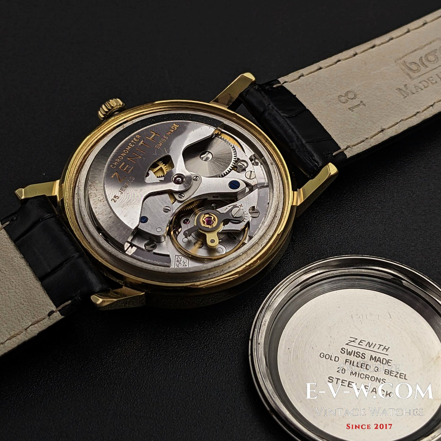 60 Years Old Vintage Zenith CHRONOMETRE Automatic CAPTAIN DE LUXE / Cal. 2542PC / Vintage 1960s