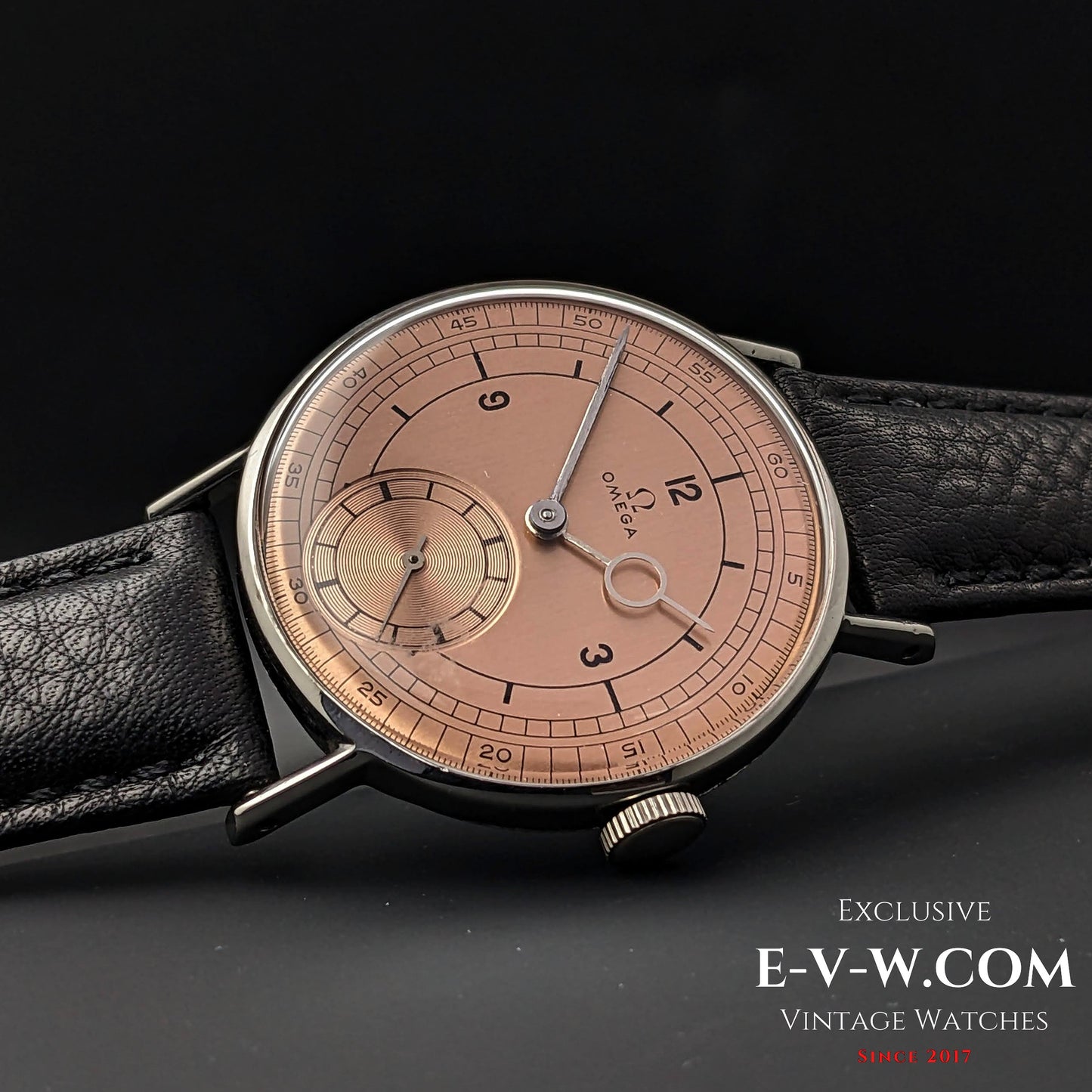 81 Years Old Vintage Omega Salomon / Rare Pontifex Hands / Cal. 30T2 / Vintage 1943