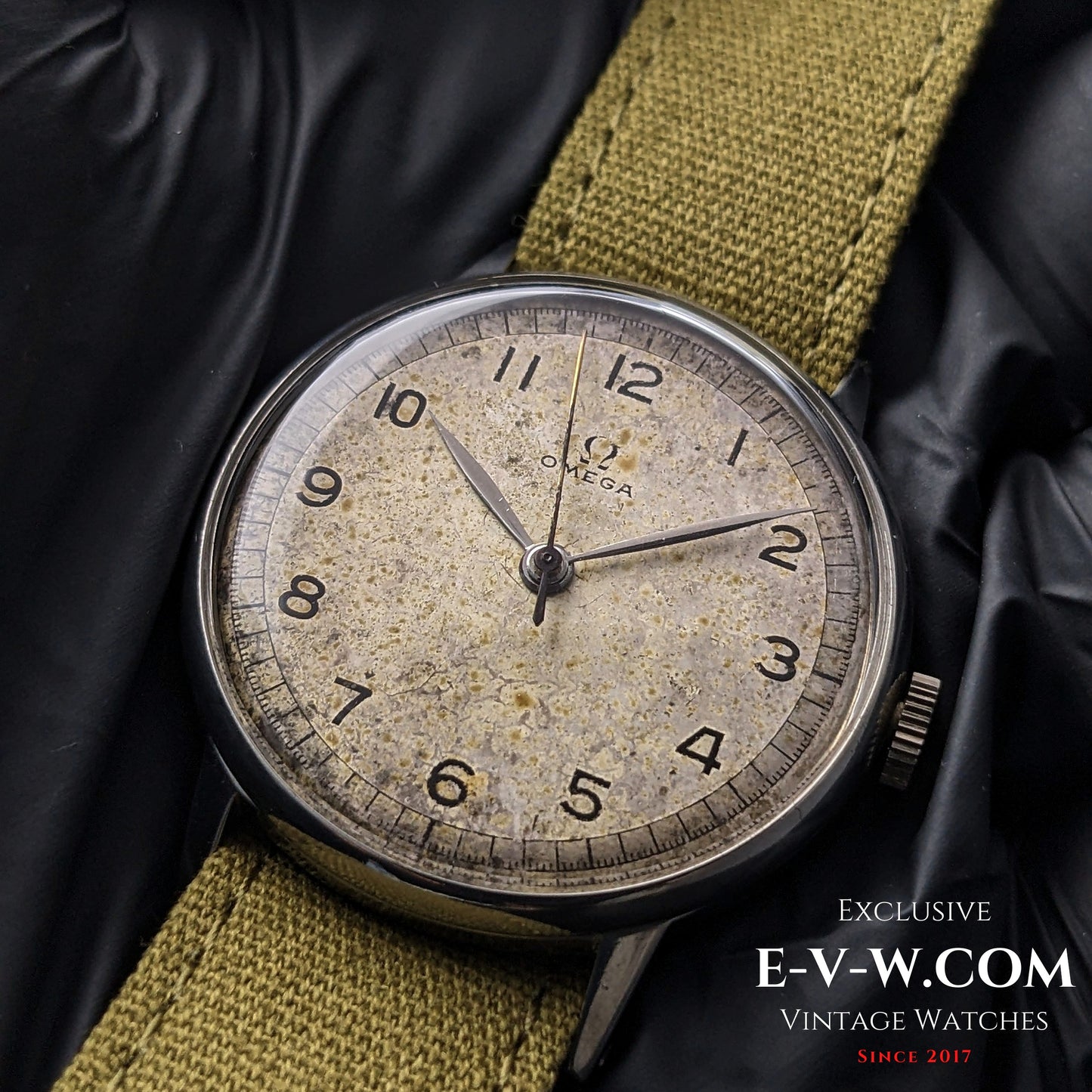 ~80 Years Old — Omega 30T2 WWII “Calatrava-Style” | Ref. 2349/3 | Cal. 30T2 SC | ~1944 | Serviced