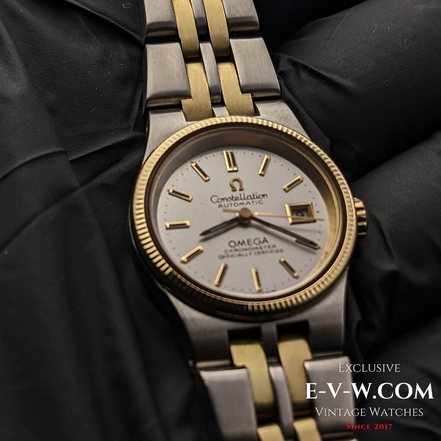 50 Years Old Vintage Omega Constellation Automatic Women's - ladys / Gold Seel /Ref. 5680019 / Cal. 685 Vintage 1974