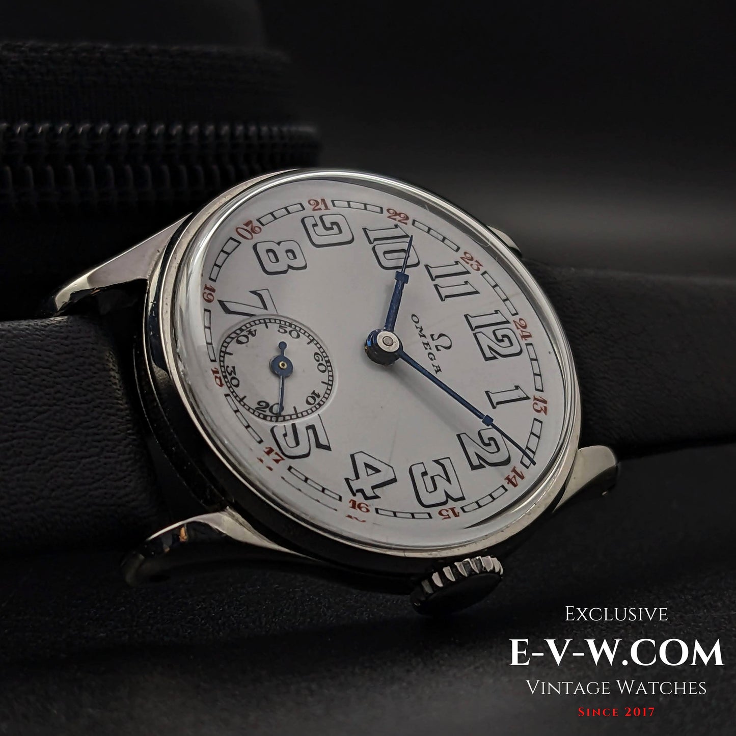 84 Years Old Rare Omega Art Deco / Cal. 25,6SOBT3/ Vintage 1939