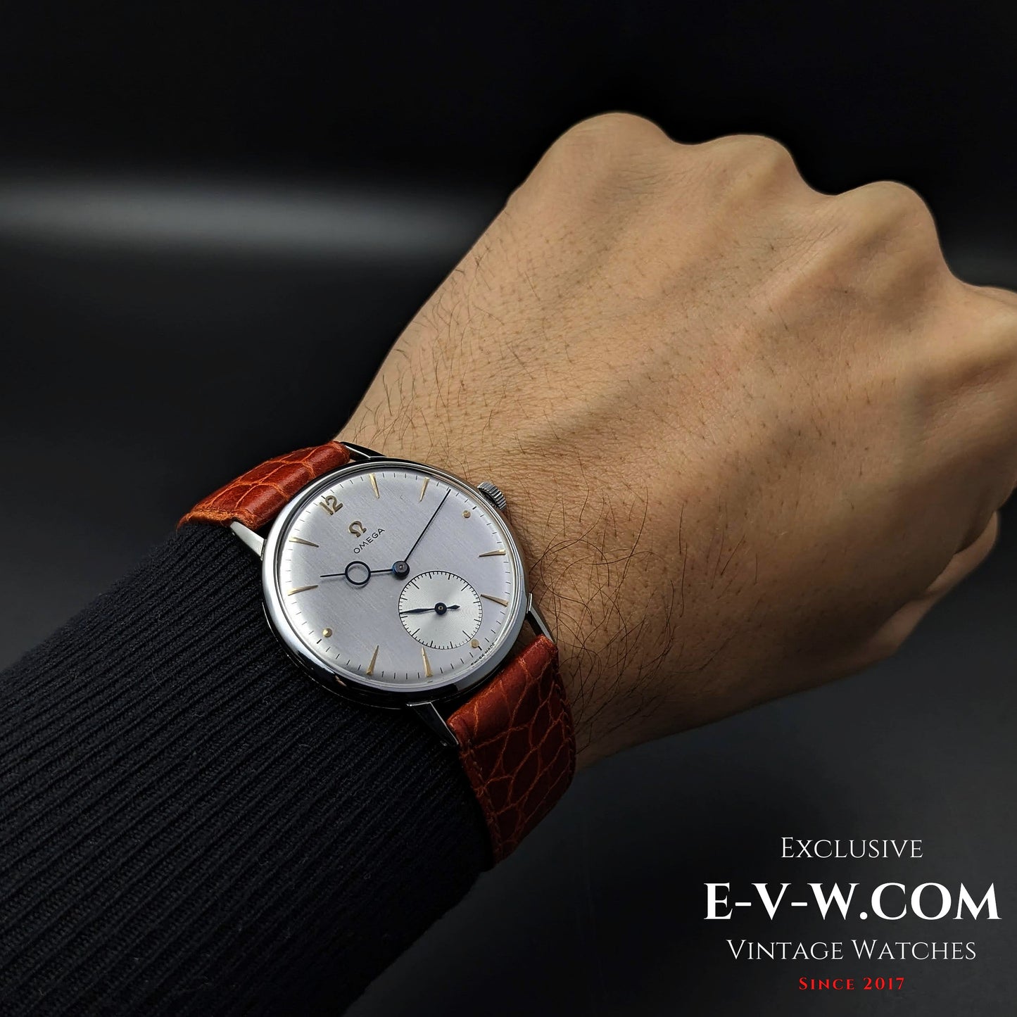 76 Years Old Vintage Omega Very Rare Pontifex Hands / Jumbo Oversize /Ref. 2272-9 / Cal. 30T2PC / Vintage 1947