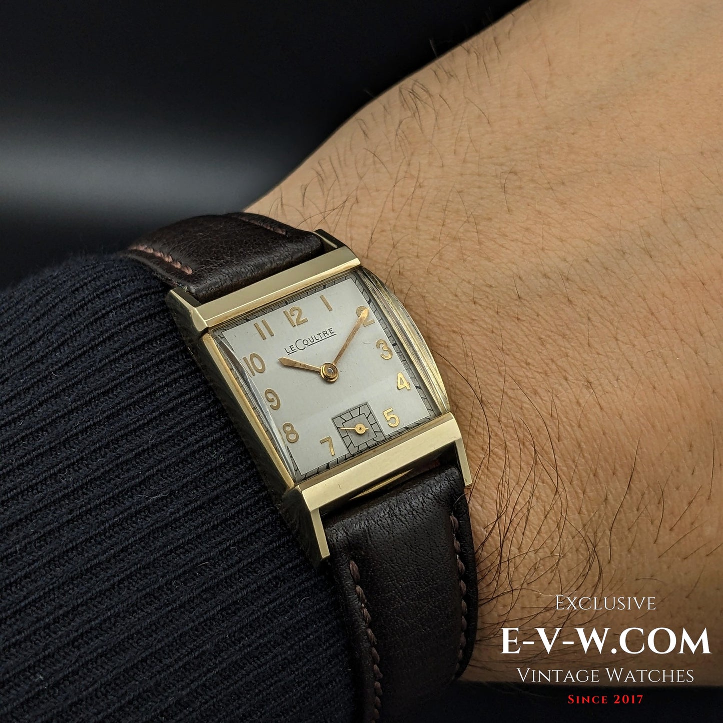 94 Years Old Antique Jaeger-LeCoultre Tank unique cristal Art Deco Cal. 11LO Vintage 1930#e-v-w.com