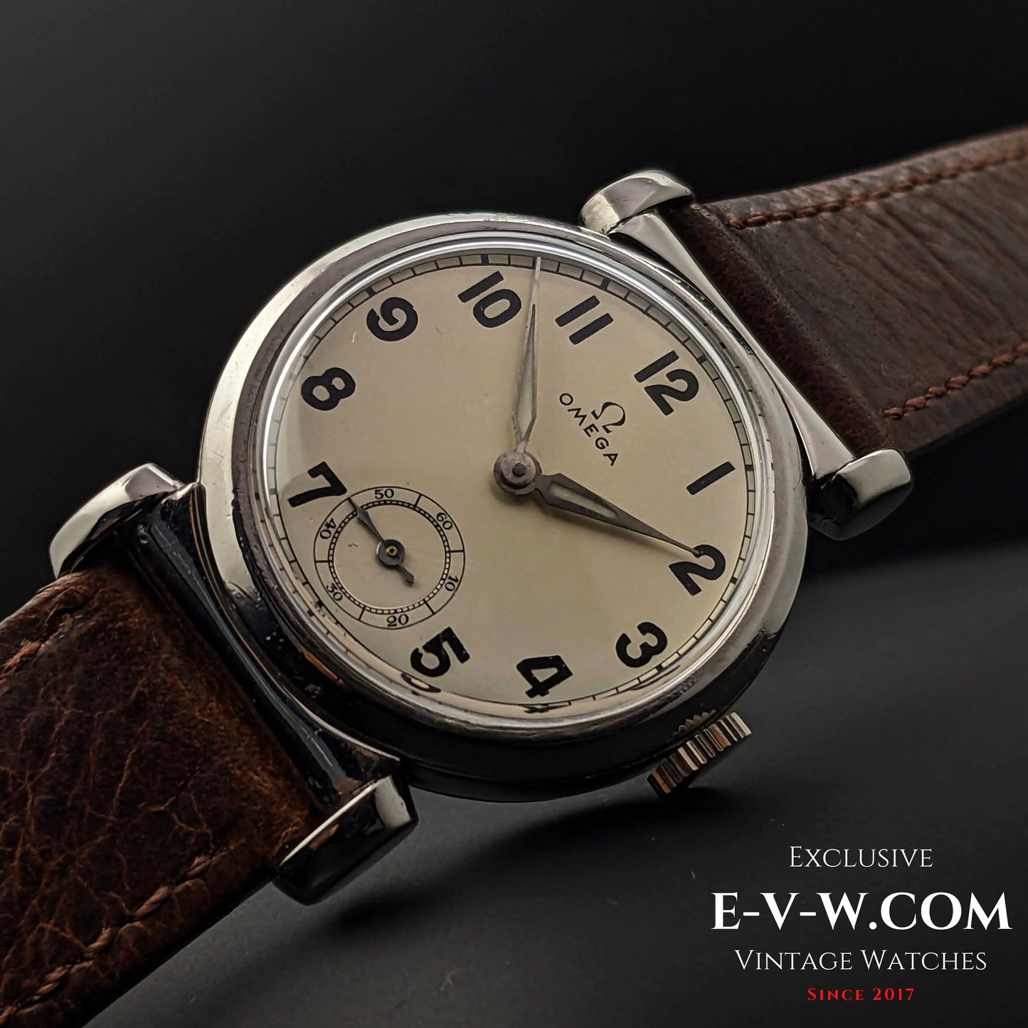 88 Years Old Vintage Omega  Scarab Art Deco  / Ref.  / Cal. 26.5 SOB T2 / Vintage 1935