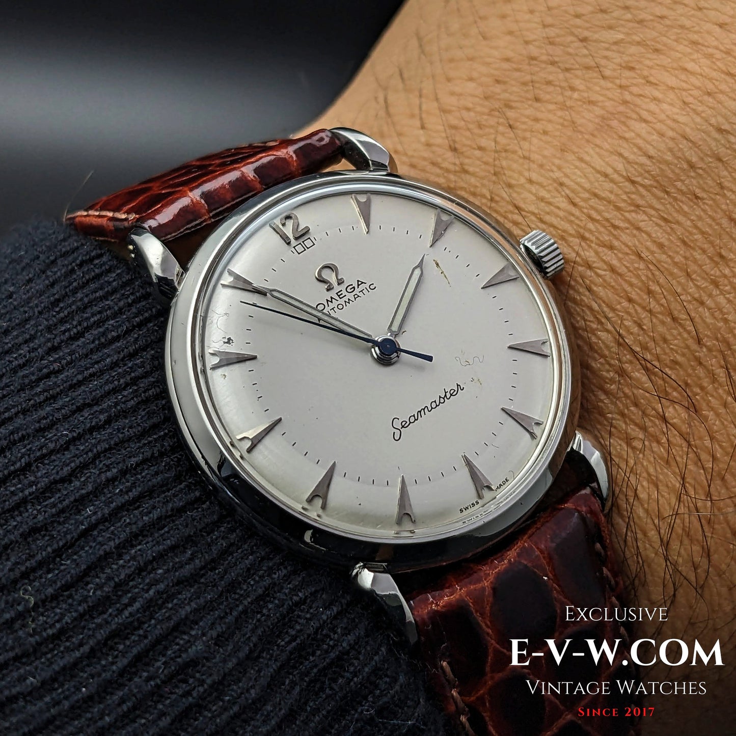 79 Years Old Vintage Omega Seamaster /Ref.  2445-1 / Cal.350 / Vintage 1944