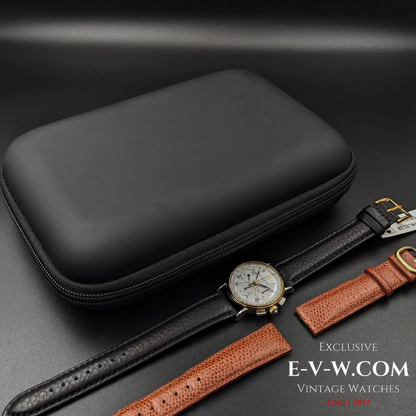 40 Years Old Vintage Baume & Mercier Chronograph Steel Gold / Ref. 6101099 / Cal. Lemania 1873 / Vintage 1980s