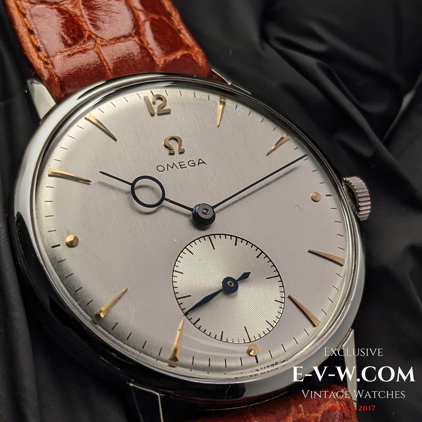 76 Years Old Vintage Omega Very Rare Pontifex Hands / Jumbo Oversize /Ref. 2272-9 / Cal. 30T2PC / Vintage 1947