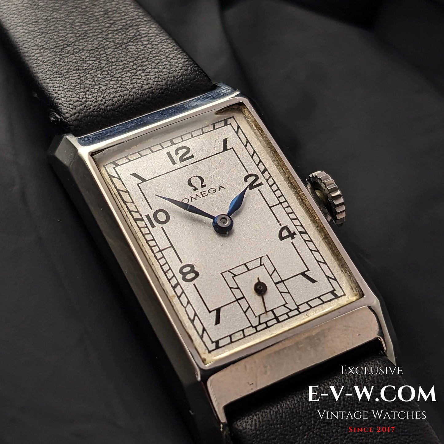 85 Years Old Vintage Omega Tank / Art Deco / Cal. T17 / Vintage 1939