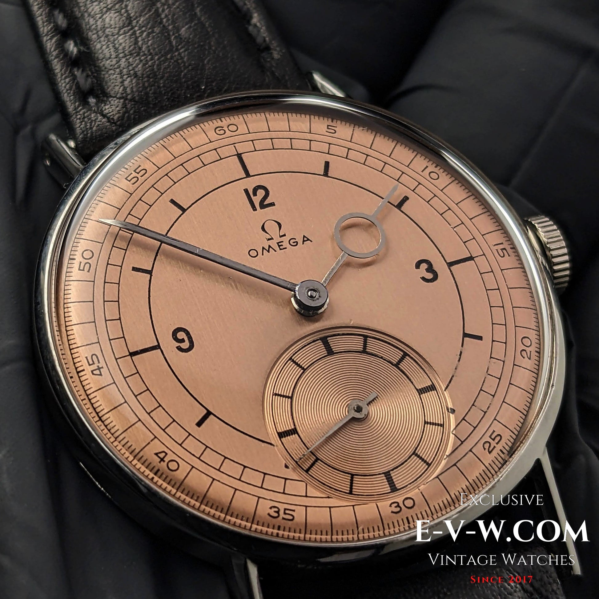 81 Years Old Vintage Omega Salomon / Rare Pontifex Hands / Cal. 30T2 / Vintage 1943