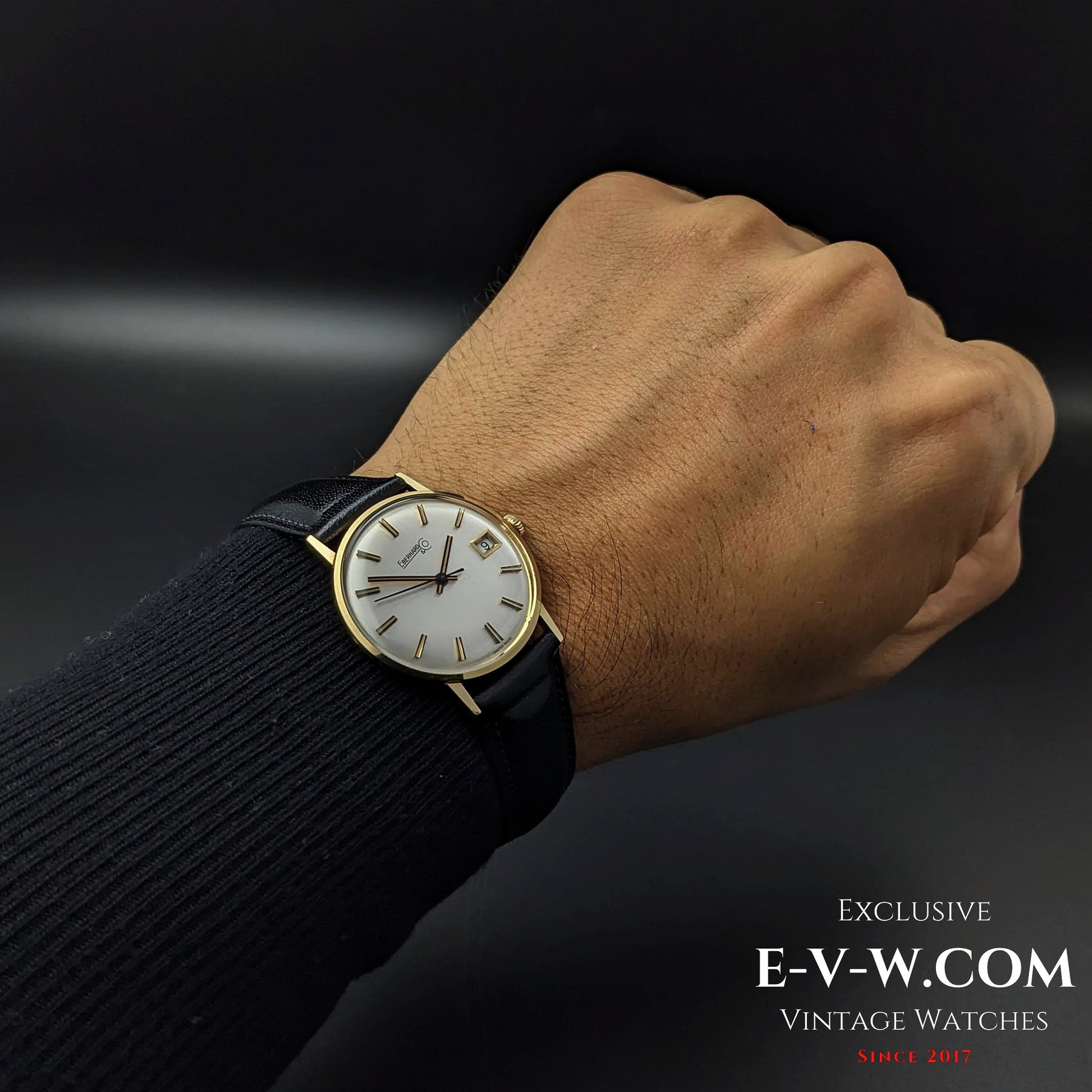 60 Years Old Vintage Eberhard & CO / 18k Gold/ Cal.236-12 B / Vintage 1960s