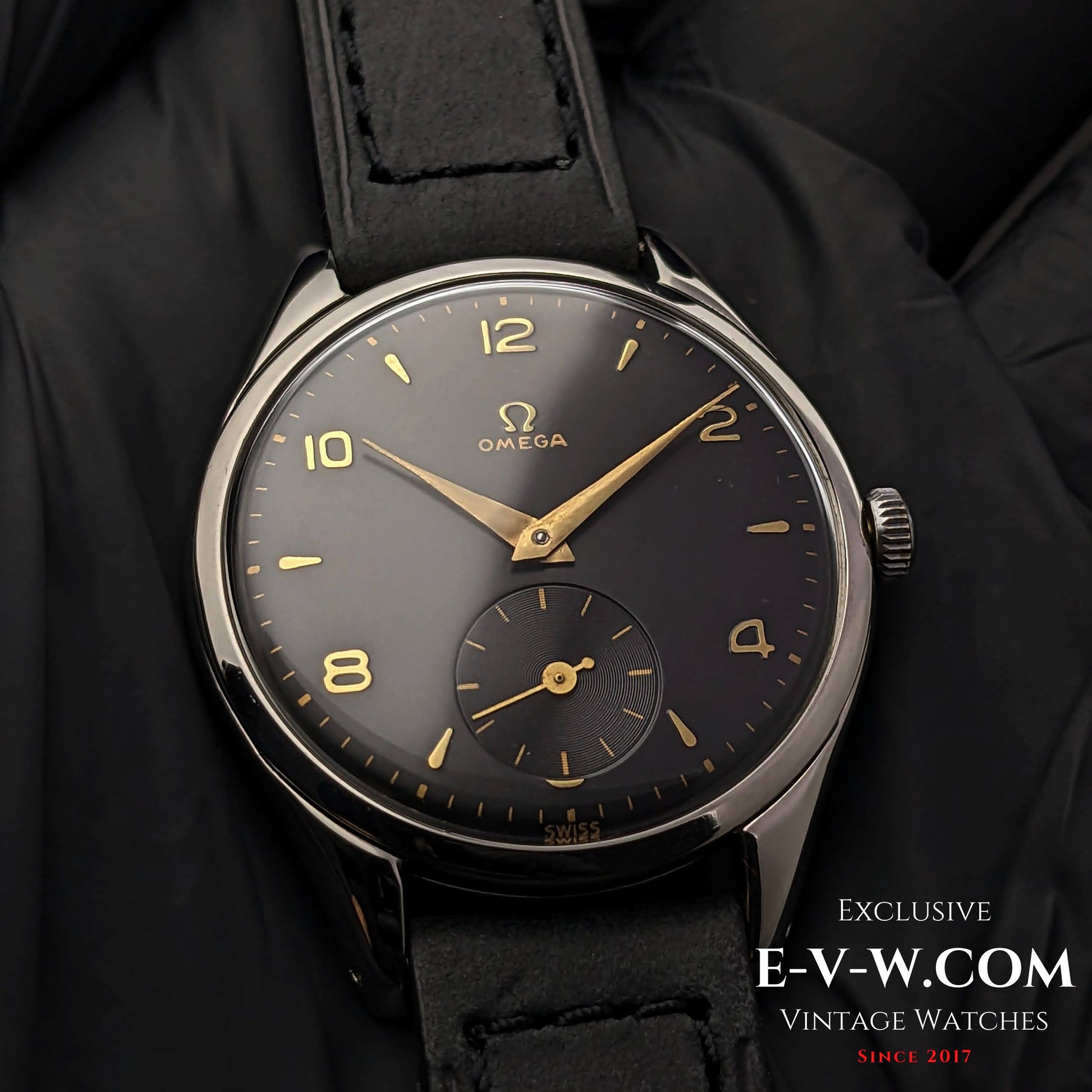 76 Years Old Vintage Omega Jumbo 38mm  Ref. 2505-5 / Cal.265 (30T2 1947Family) / Vintage