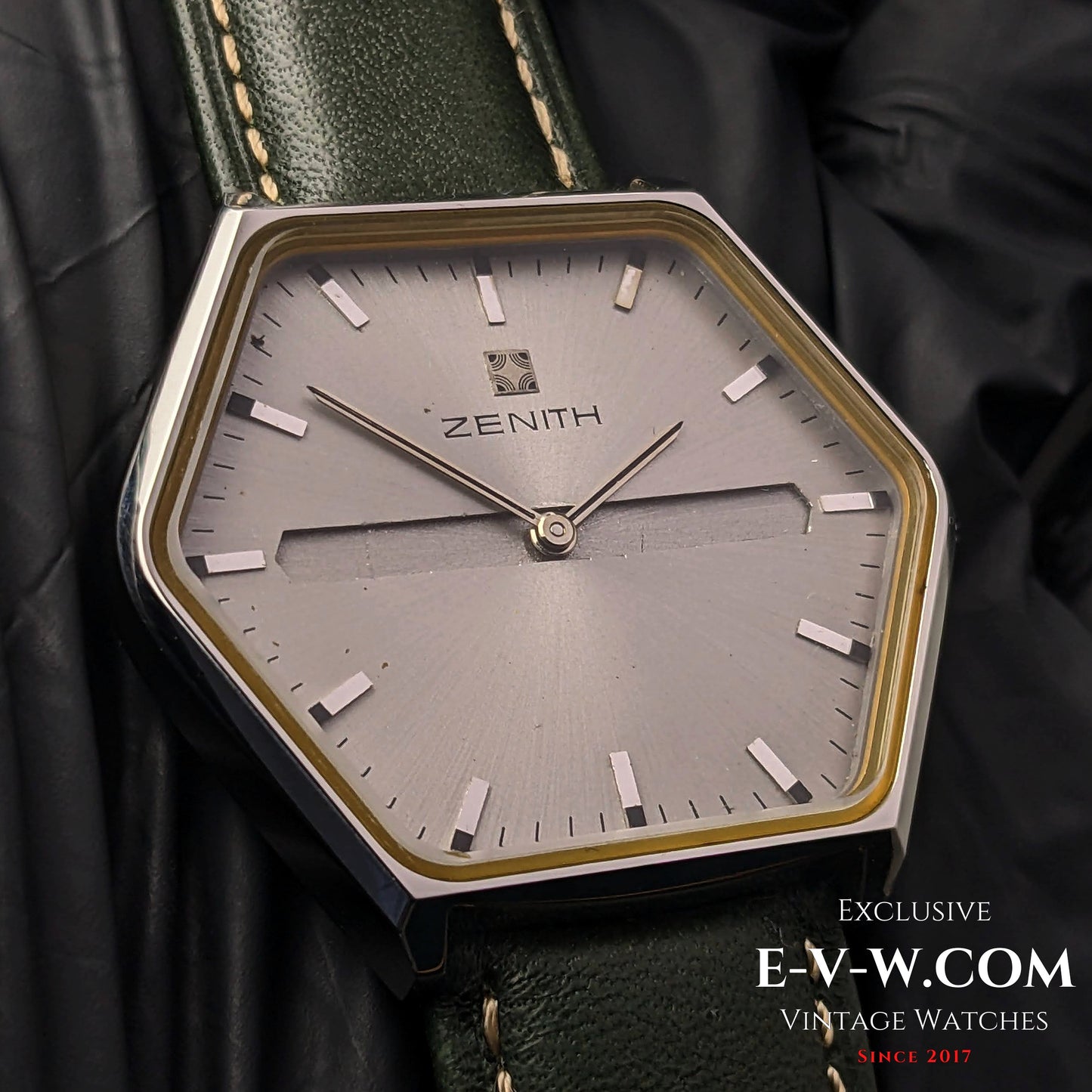 "54 Years Old Vintage Zenith Rare Hexagon Jumbo Ref. 01-3530-172 / Cal. 2320 / Vintage 1970"