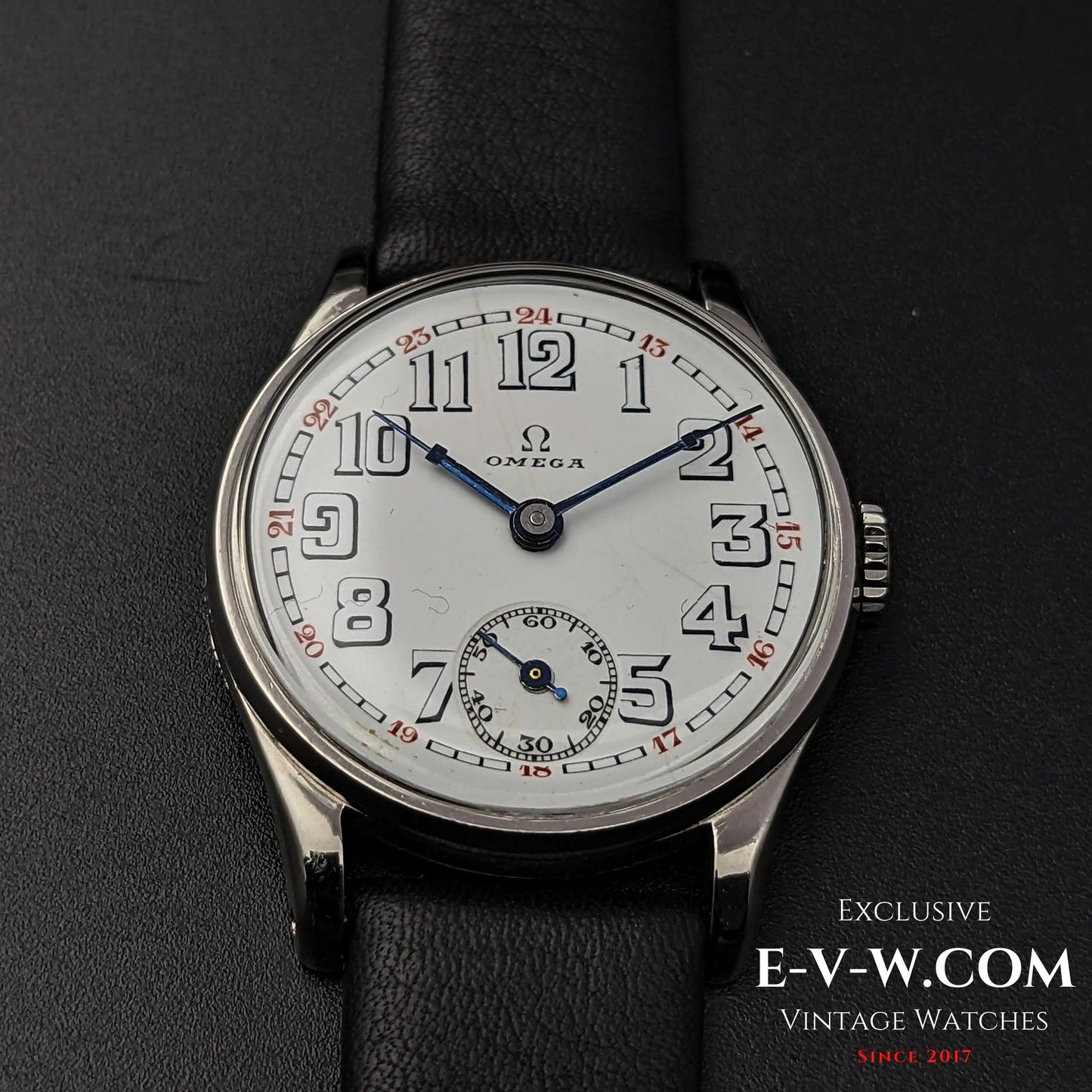 84 Years Old Rare Omega Art Deco / Cal. 25,6SOBT3/ Vintage 1939