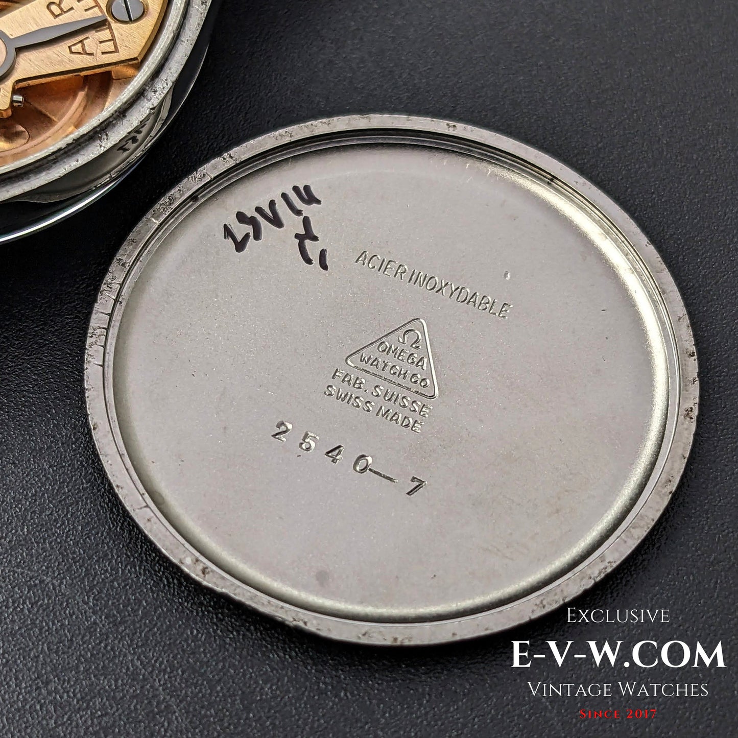 73 Years Old Vintage Blue Omega 265 (30T2 Family)  / Ref. 2540-7 / Cal. 265 / Vintage  1950