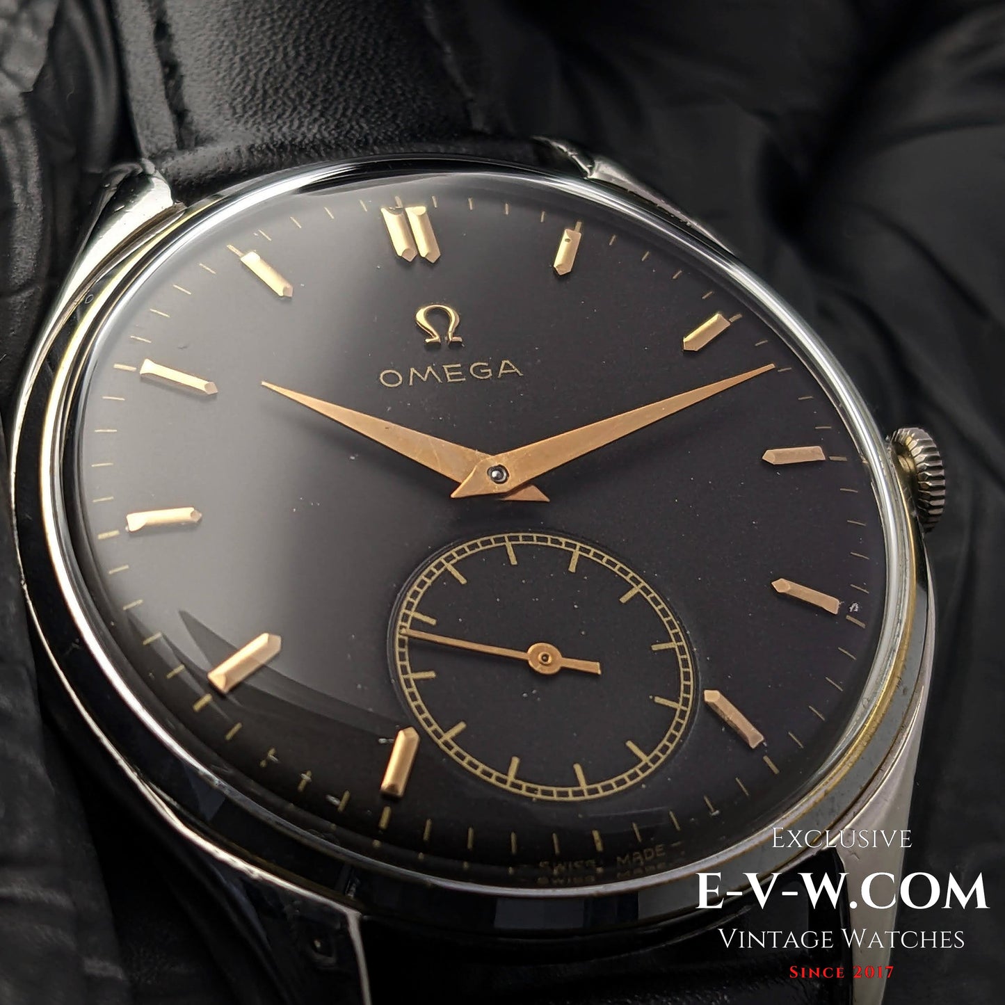 59 Years Old Vintage Omega Jumbo 38,5mm Ref. 2505-11 / Cal. 265 / 30T2 / Vintage 1947