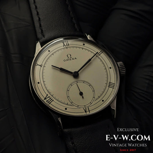 88 Years Omega Art Deco Vintage 1935 / Sector Dial / cal. 26.5 SOB T2