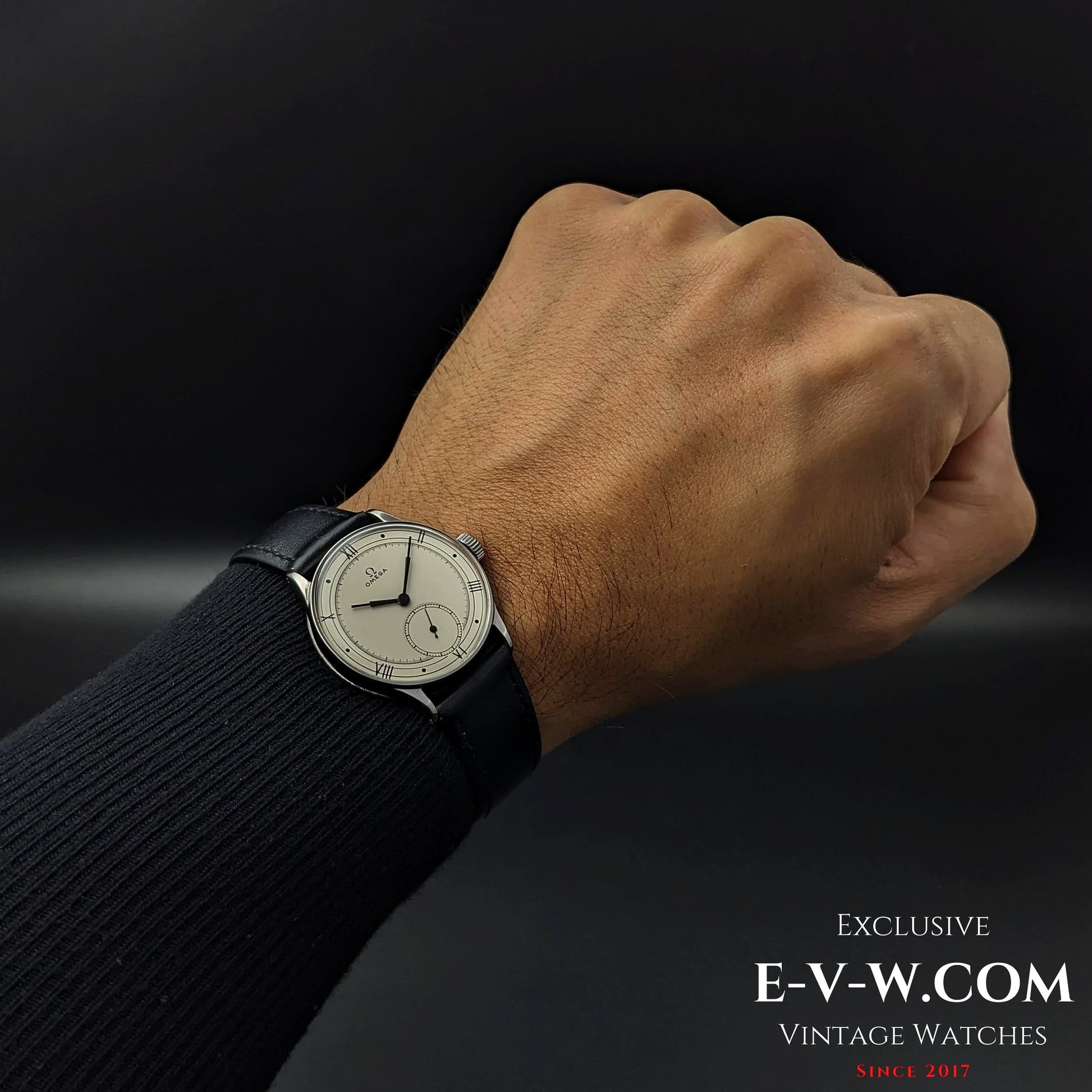 88 Years Omega Art Deco Vintage 1935 / Sector Dial / cal. 26.5 SOB T2