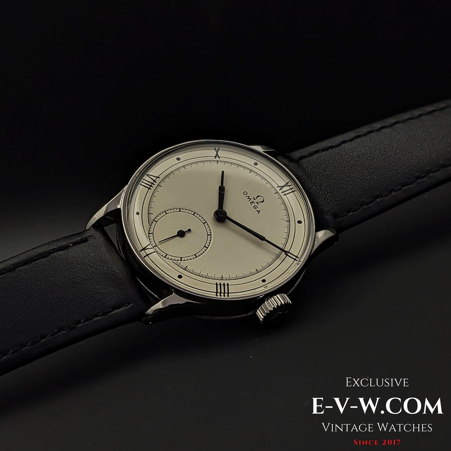 88 Years Omega Art Deco Vintage 1935 / Sector Dial / cal. 26.5 SOB T2