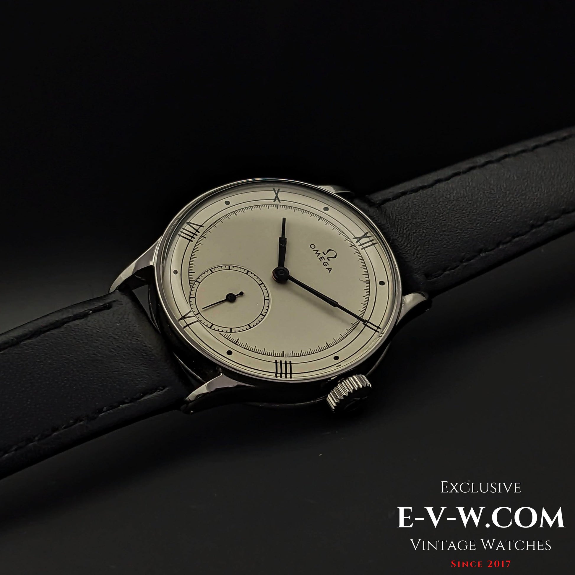 88 Years Omega Art Deco Vintage 1935 / Sector Dial / cal. 26.5 SOB T2