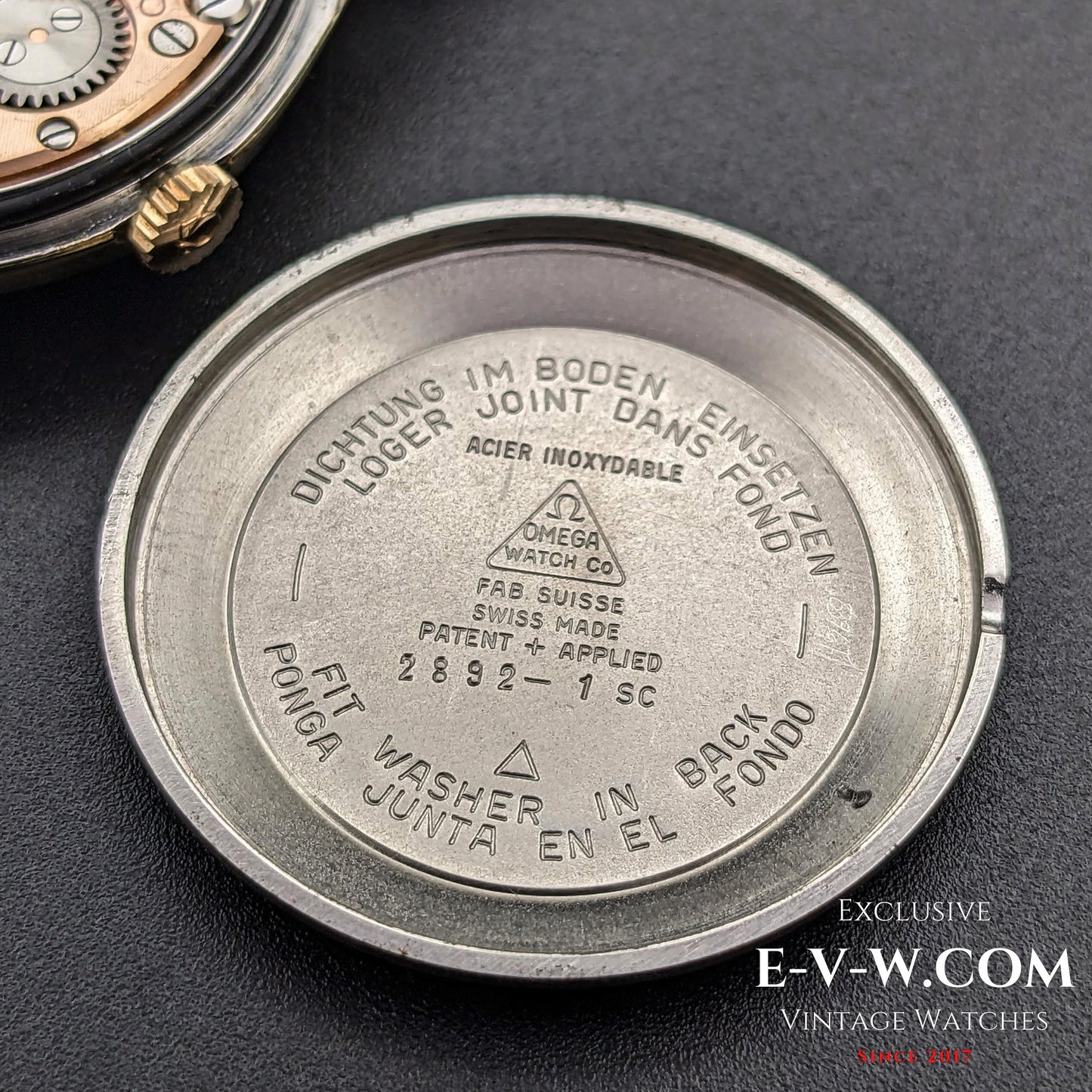 65 Years Old Vintage Omega Seamaster / cal 284 (30T2 family)/ Ref 2892-1SC / Vintage 1958