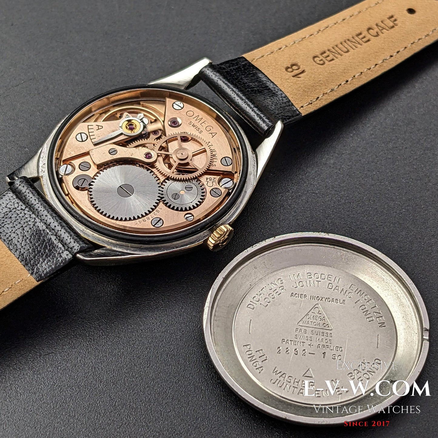 65 Years Old Vintage Omega Seamaster / cal 284 (30T2 family)/ Ref 2892-1SC / Vintage 1958