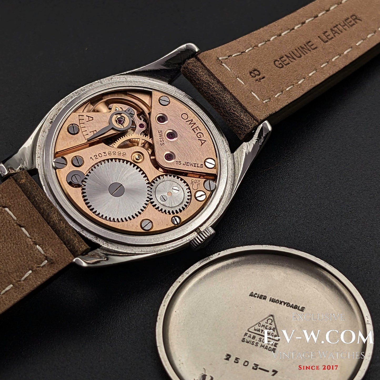 73 Years Old Vintage Omega / Ref. 2503-7 / cal.265  (30T2) / Vintage 1950