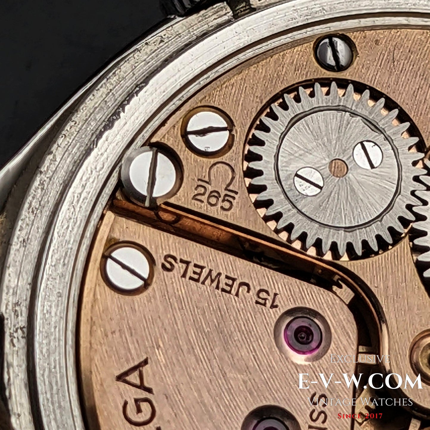 73 Years Old Vintage Omega / Ref. 2503-7 / cal.265  (30T2) / Vintage 1950