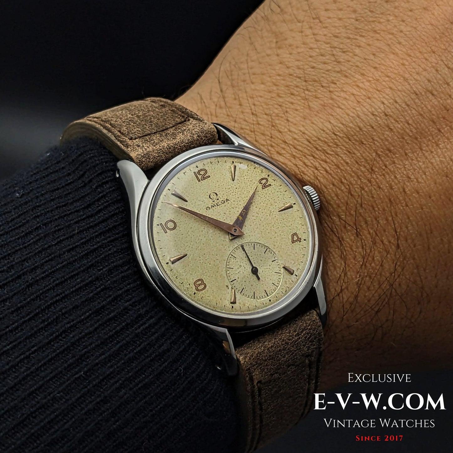 73 Years Old Vintage Omega / Ref. 2503-7 / cal.265  (30T2) / Vintage 1950