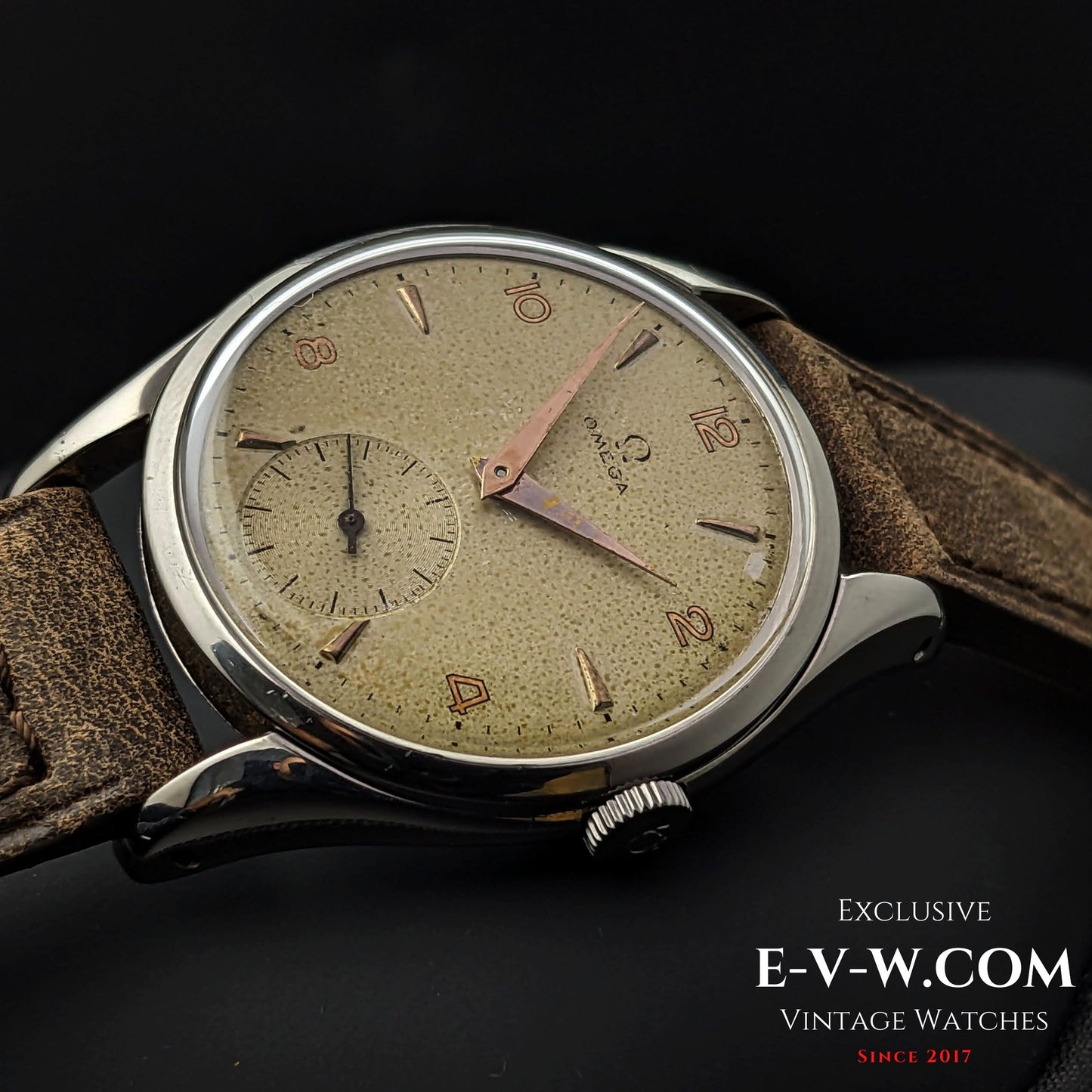 73 Years Old Vintage Omega / Ref. 2503-7 / cal.265  (30T2) / Vintage 1950