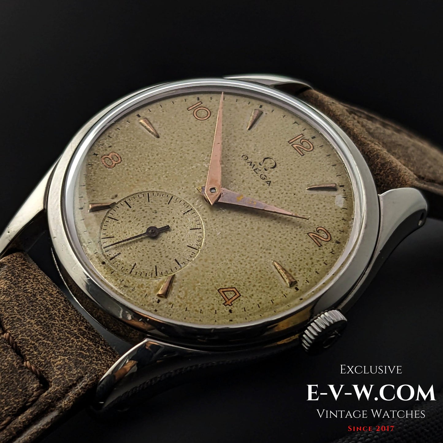 73 Years Old Vintage Omega / Ref. 2503-7 / cal.265  (30T2) / Vintage 1950