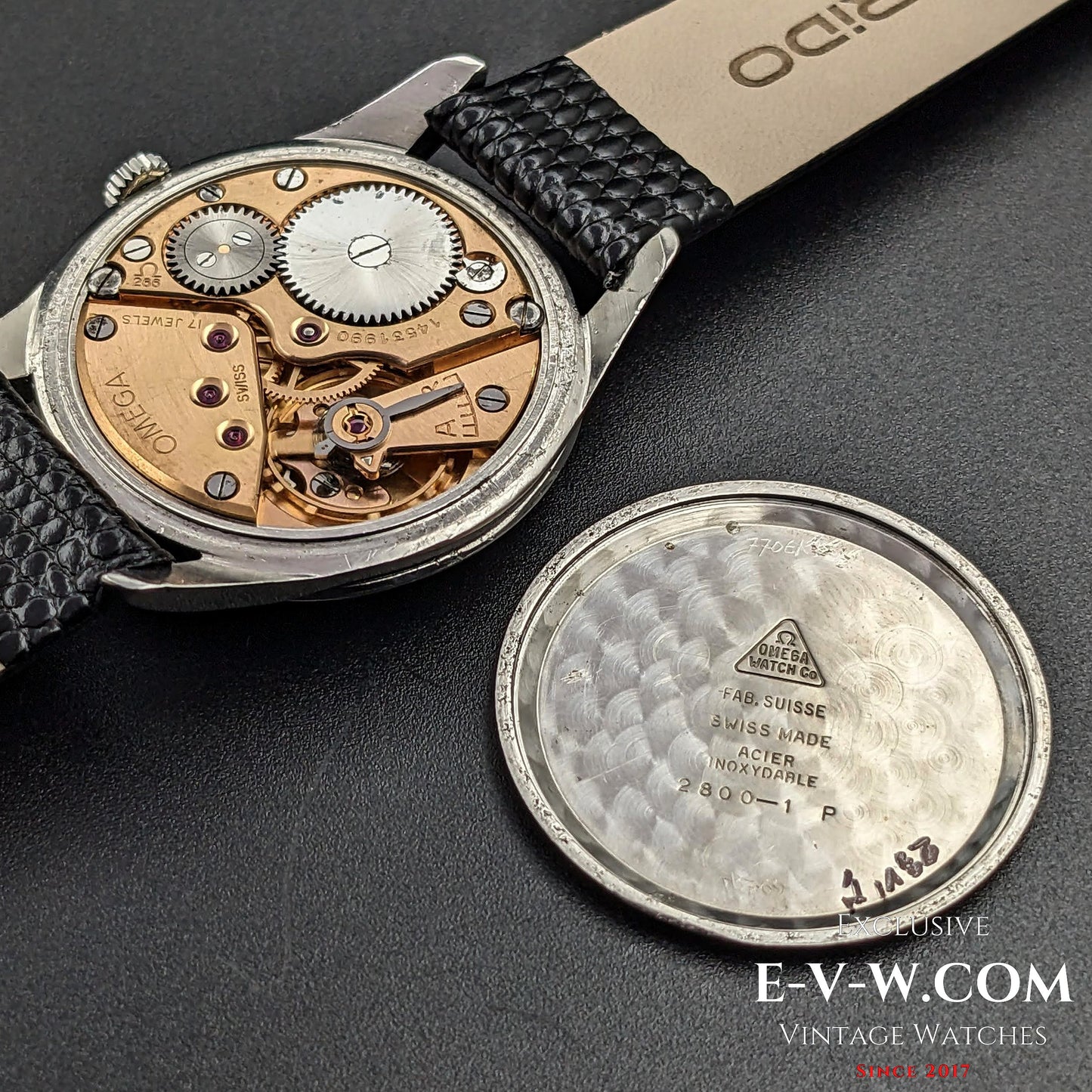 69 years old Omega / Ref. 2800-1P / cal.265  (30T2) / Vintage 1954