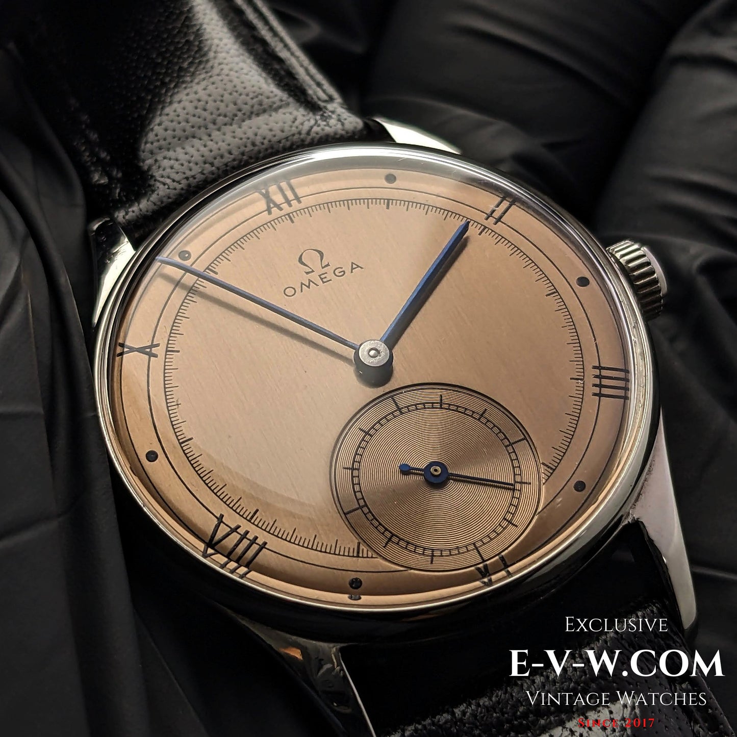 79 years old Omega 30T2 PC Sector Dial /  Ref 2390/5 / WWII Vintage 1944