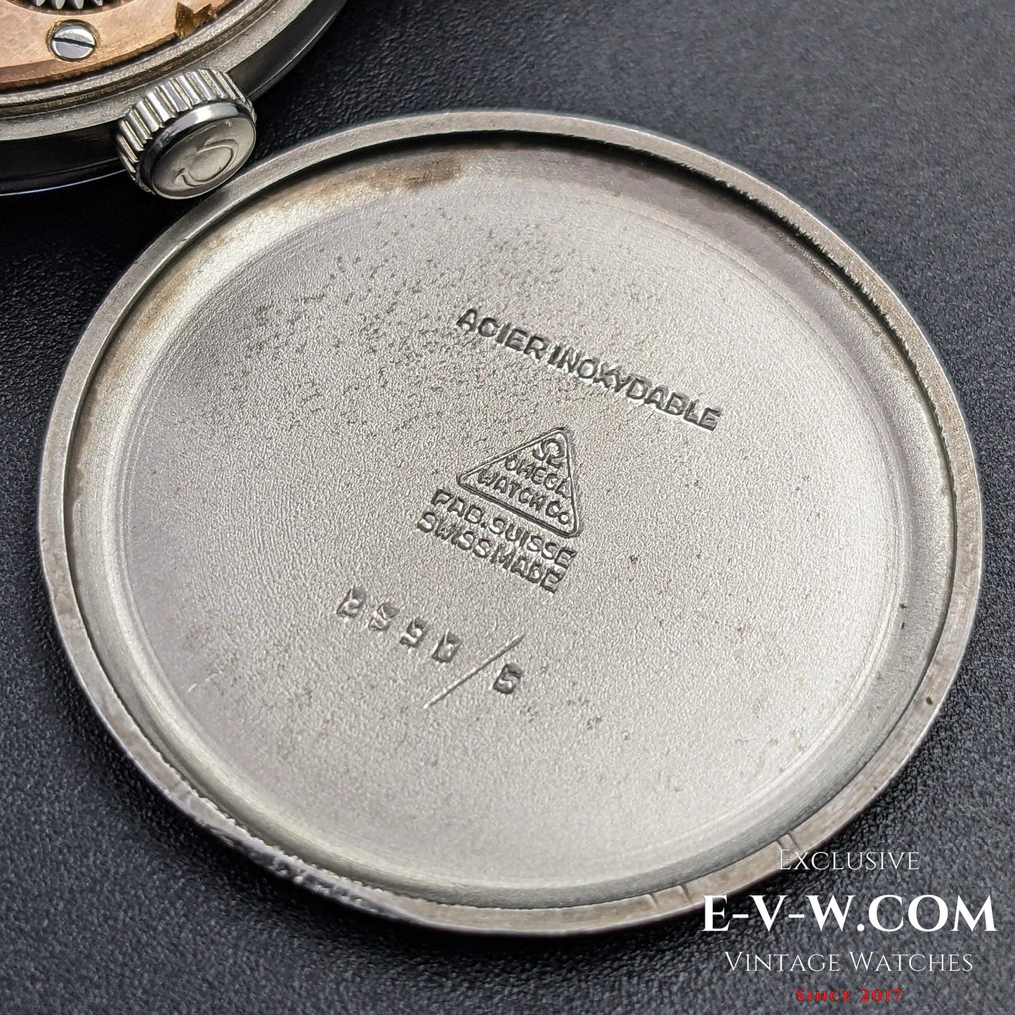 79 years old Omega 30T2 PC Sector Dial /  Ref 2390/5 / WWII Vintage 1944