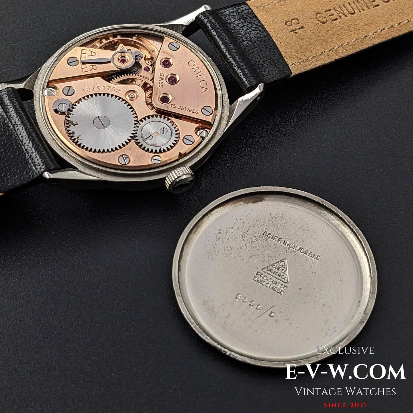 79 years old Omega 30T2 PC Sector Dial /  Ref 2390/5 / WWII Vintage 1944