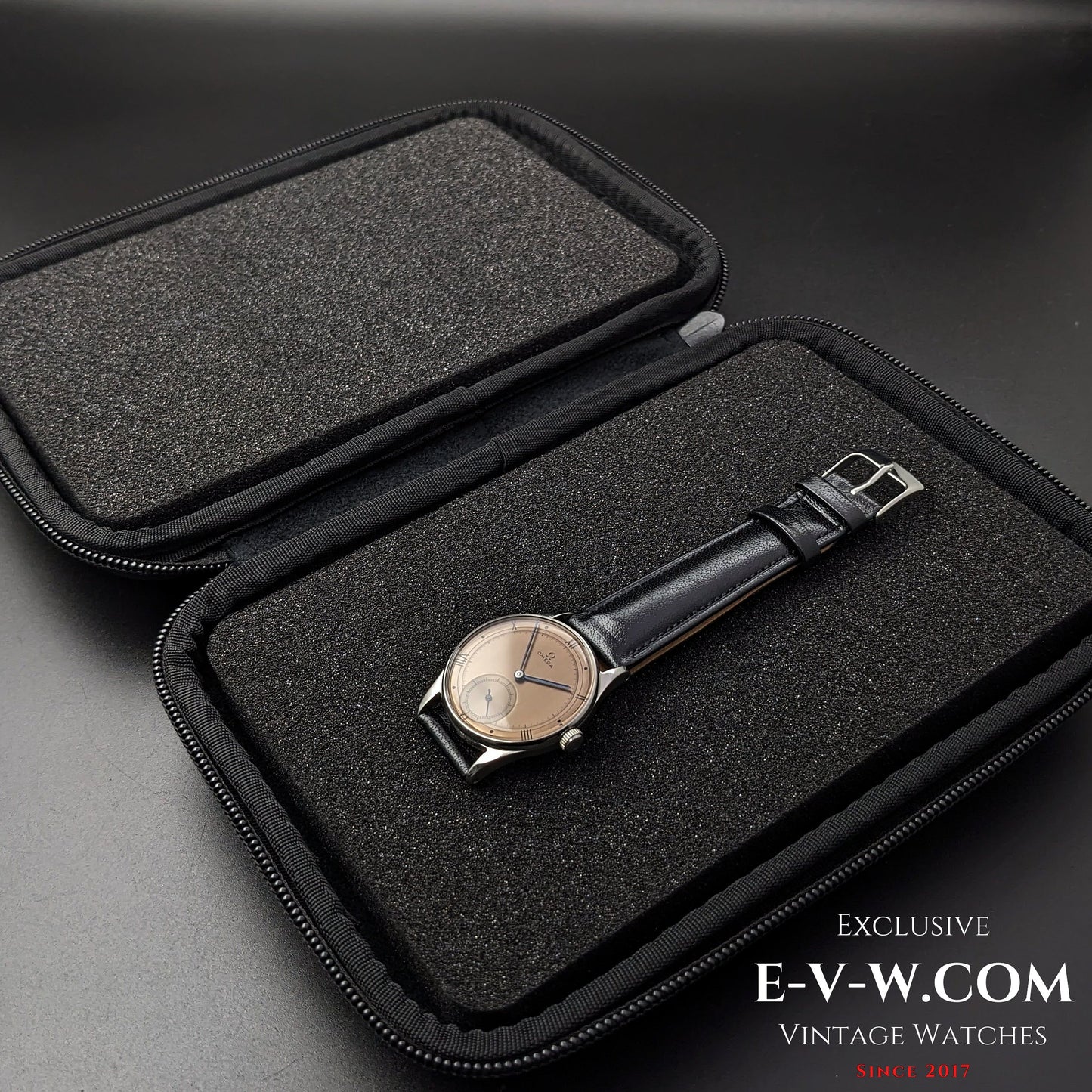 79 years old Omega 30T2 PC Sector Dial /  Ref 2390/5 / WWII Vintage 1944