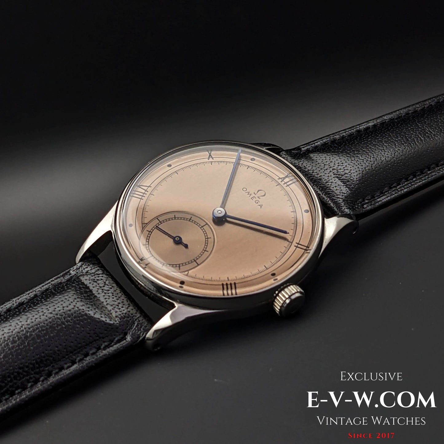 79 years old Omega 30T2 PC Sector Dial /  Ref 2390/5 / WWII Vintage 1944