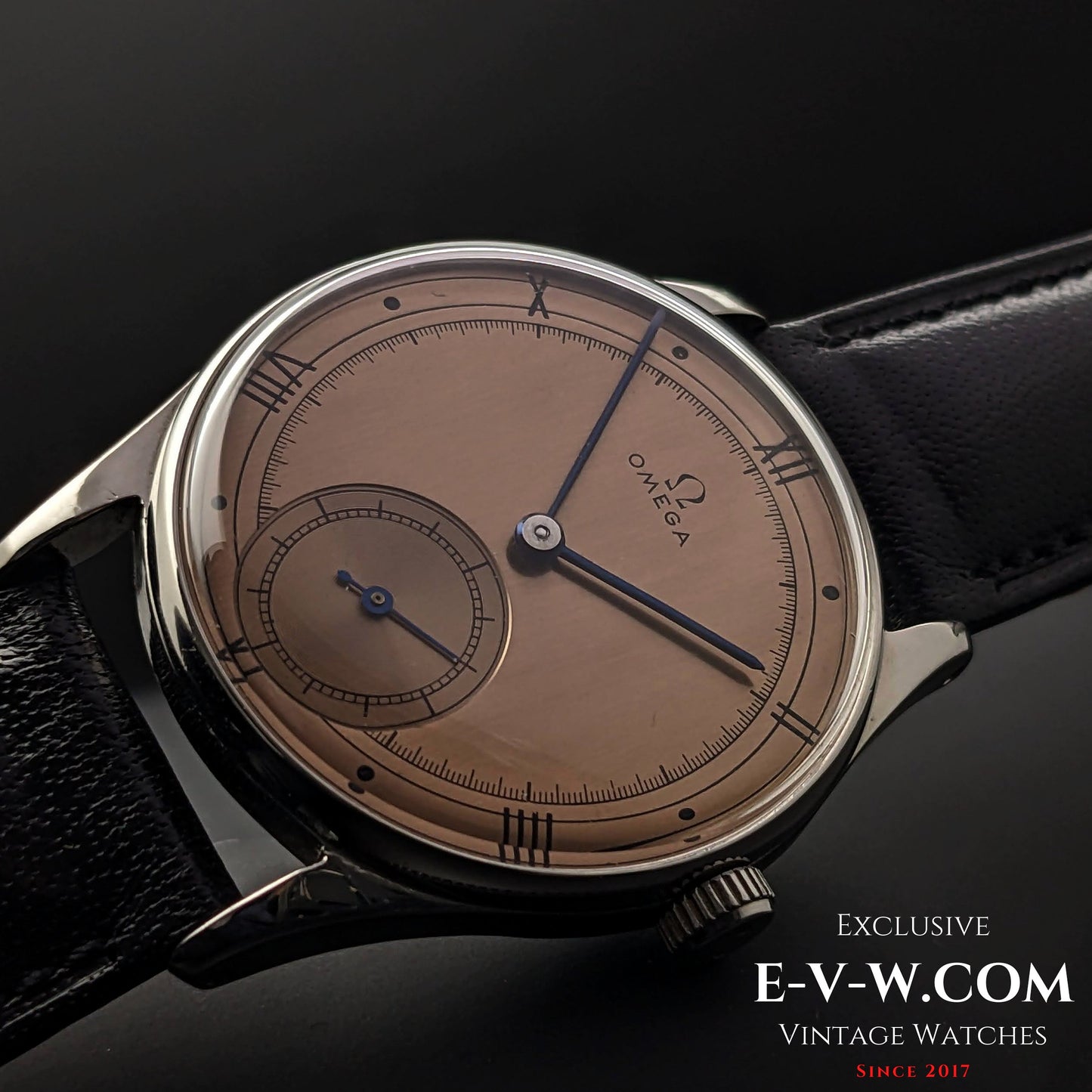 79 years old Omega 30T2 PC Sector Dial /  Ref 2390/5 / WWII Vintage 1944